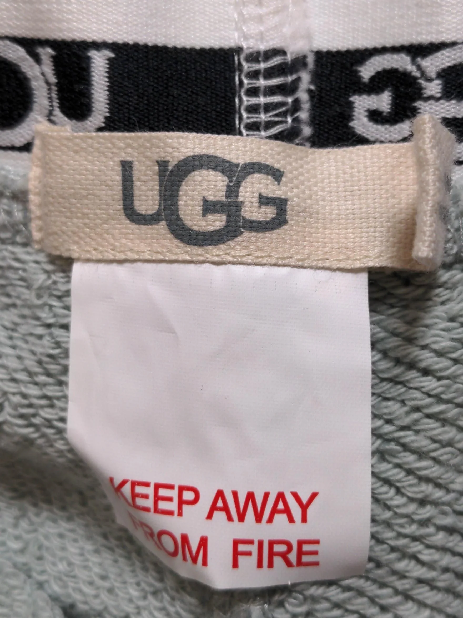 UGG Women's Sports Bottoms S Green Cotton with Polyester, Elastane Sweatpants - Image 5