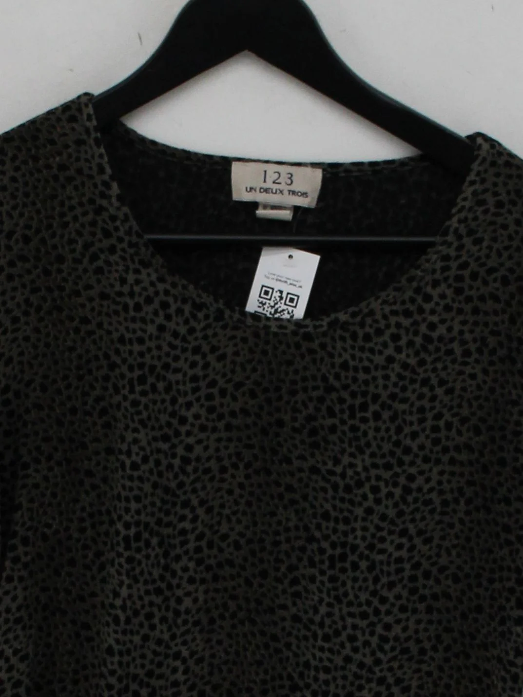 Un Deux Trois Women's T-Shirt M Multi Rayon with Polyester Basic - Image 3