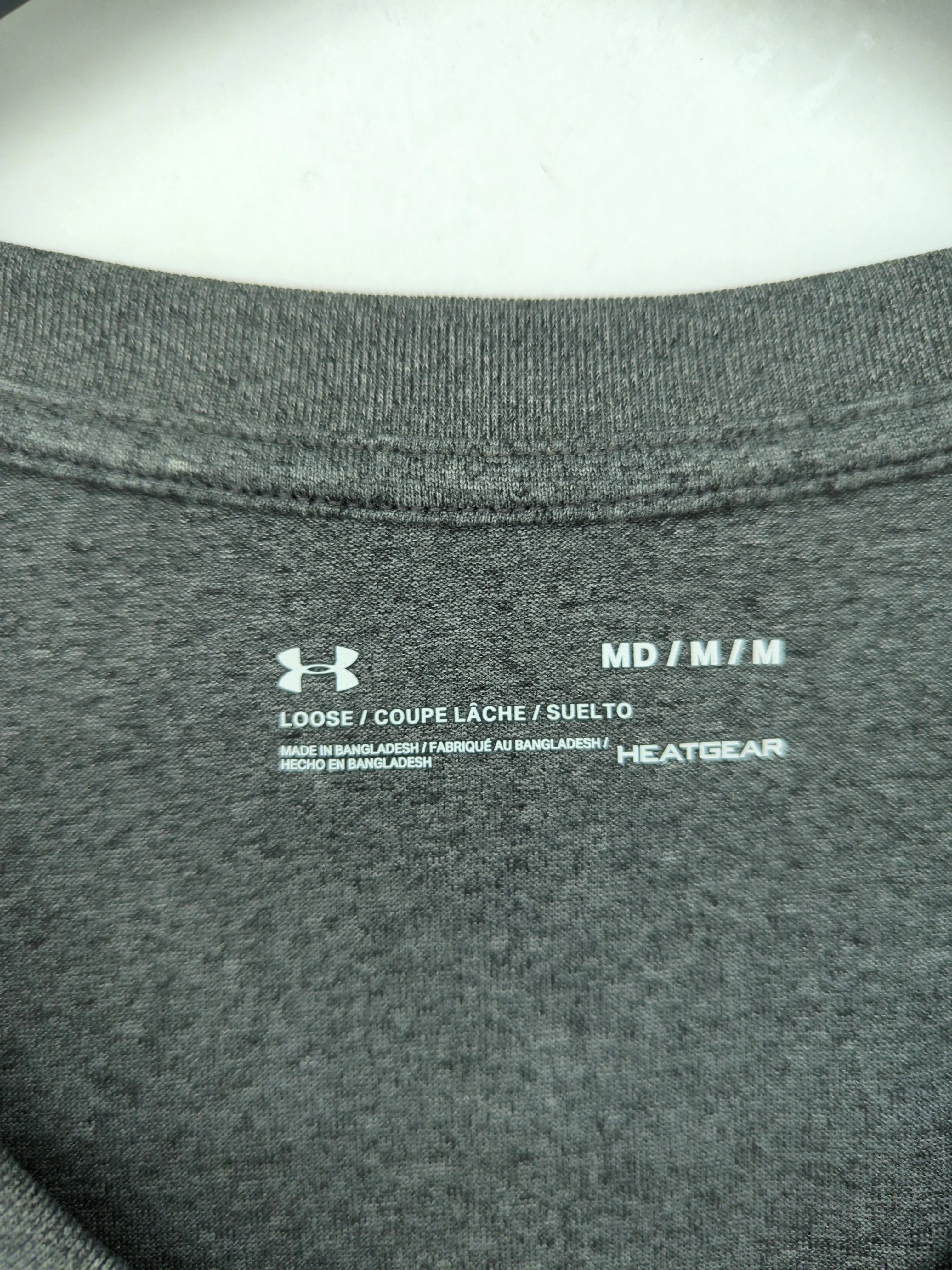 Under Armour Women's T-Shirt M Grey 100% Polyester Basic New with tags - Image 5