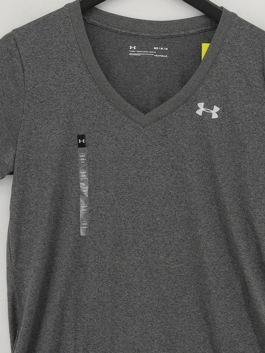 Under Armour Women's T-Shirt M Grey 100% Polyester Basic New with tags - Image 3