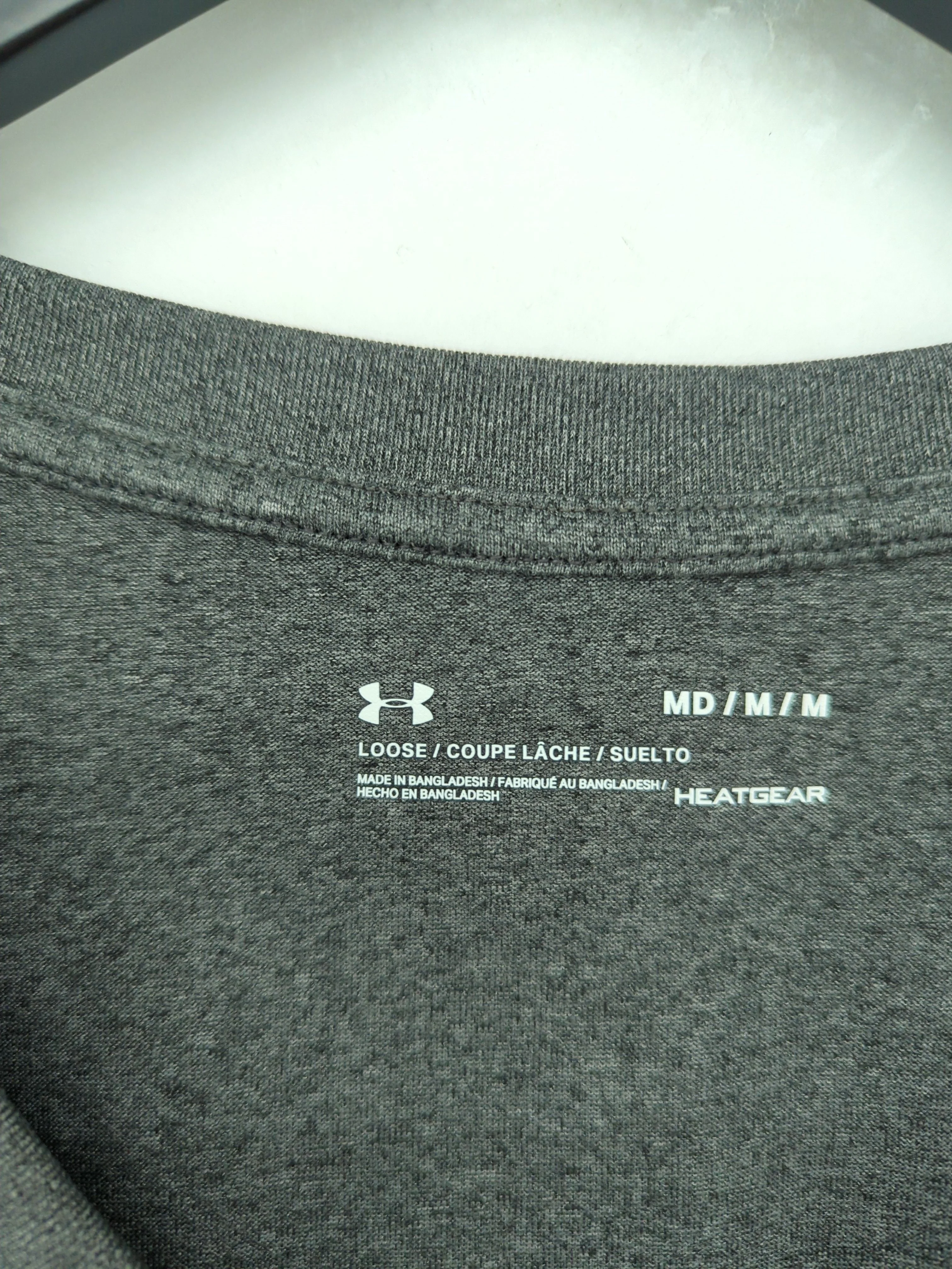 Under Armour Women's T-Shirt M Grey 100% Polyester Basic New with tags - Image 5