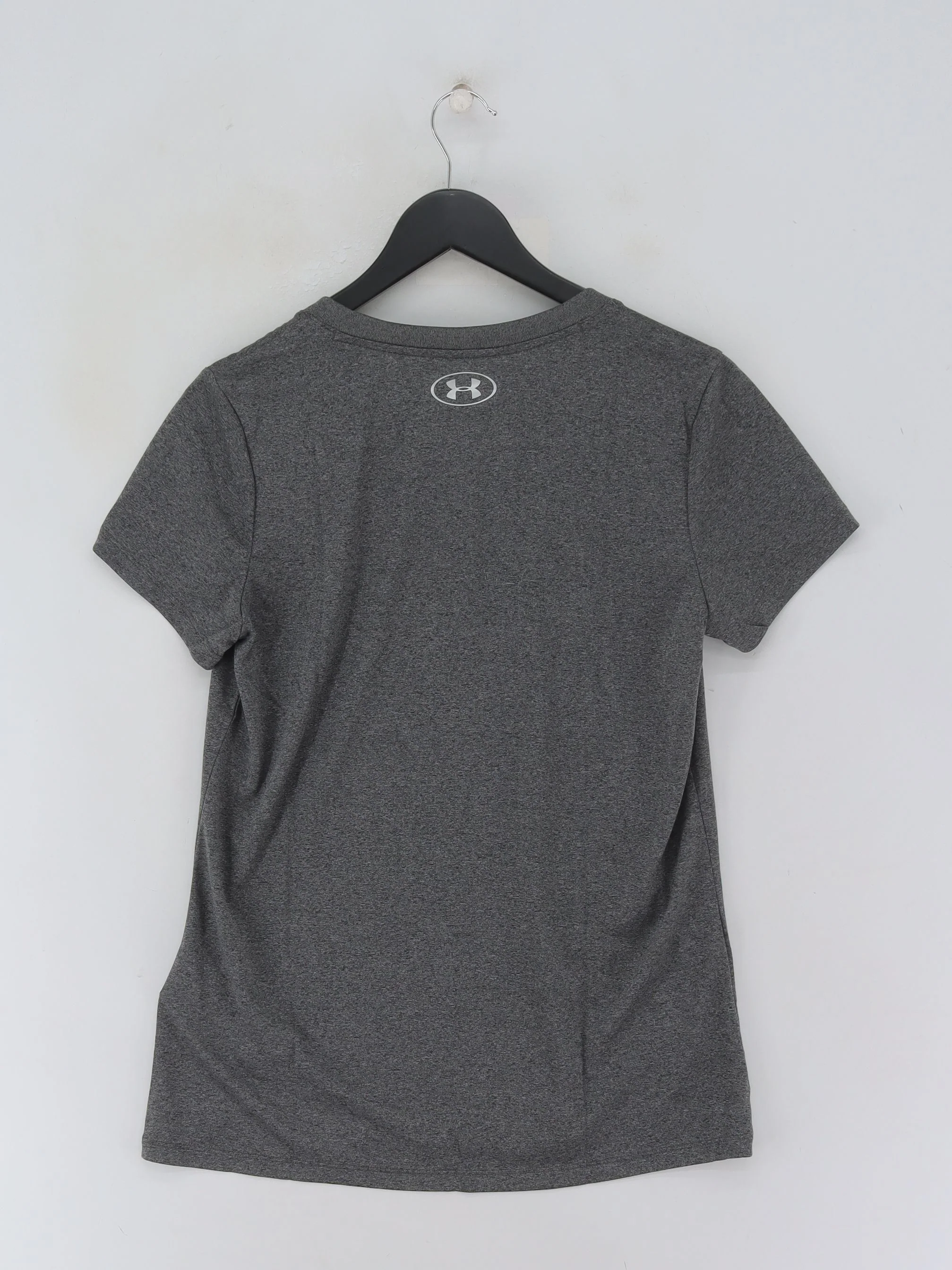Under Armour Women's T-Shirt M Grey 100% Polyester Basic New with tags - Image 2