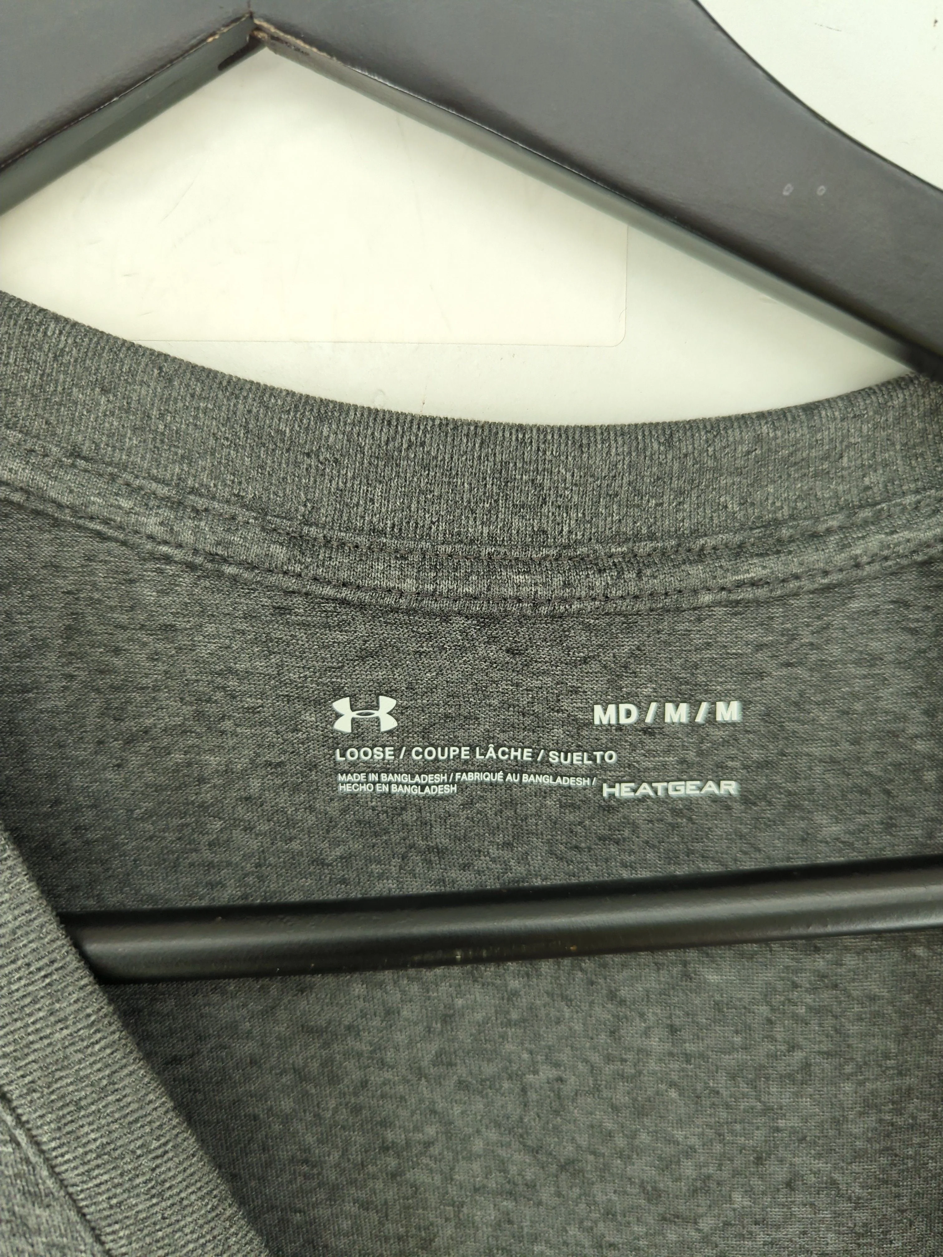 Under Armour Women's T-Shirt M Grey 100% Polyester Basic New with tags - Image 5