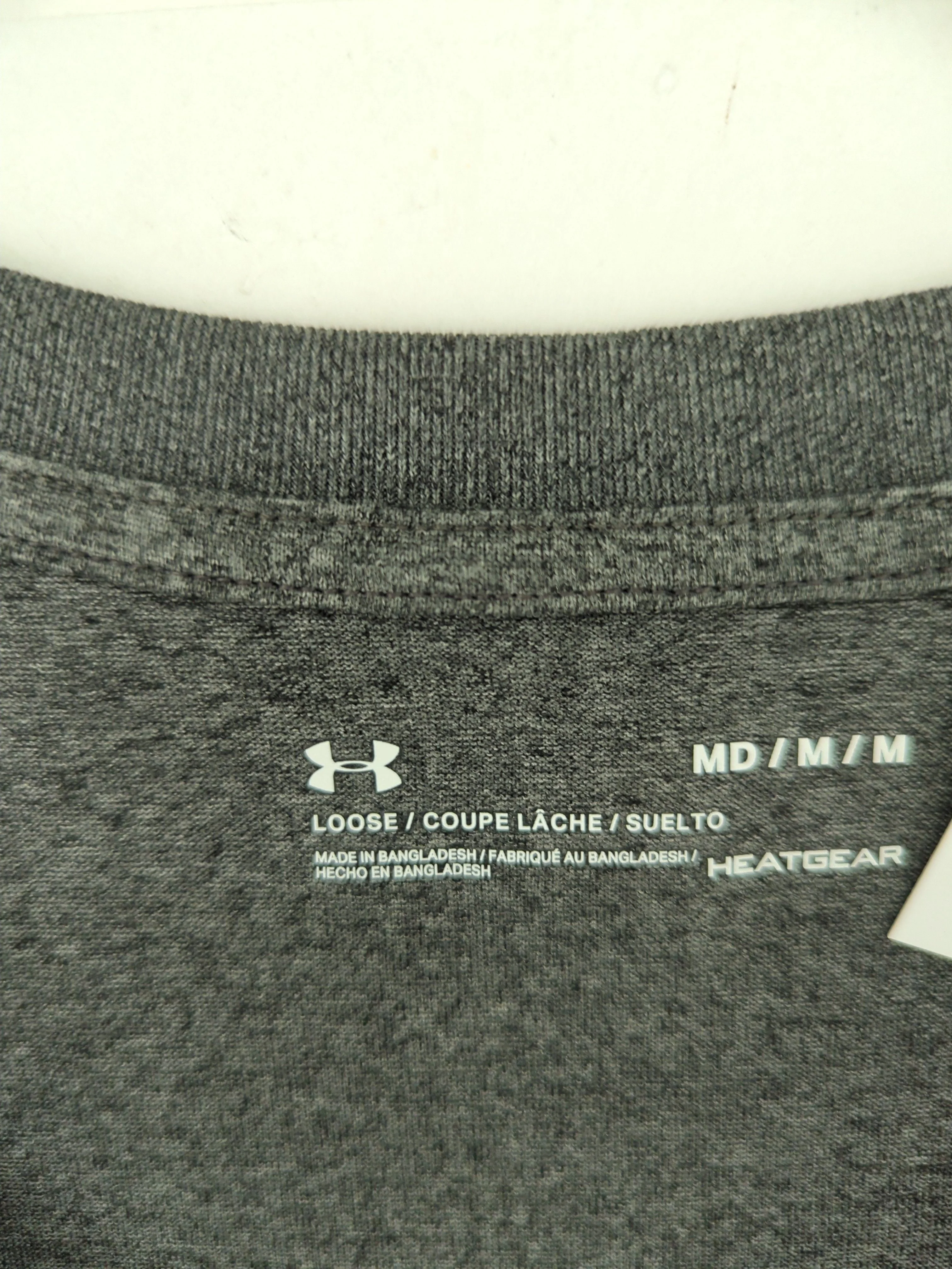 Under Armour Women's T-Shirt M Grey 100% Polyester Basic New with tags - Image 5