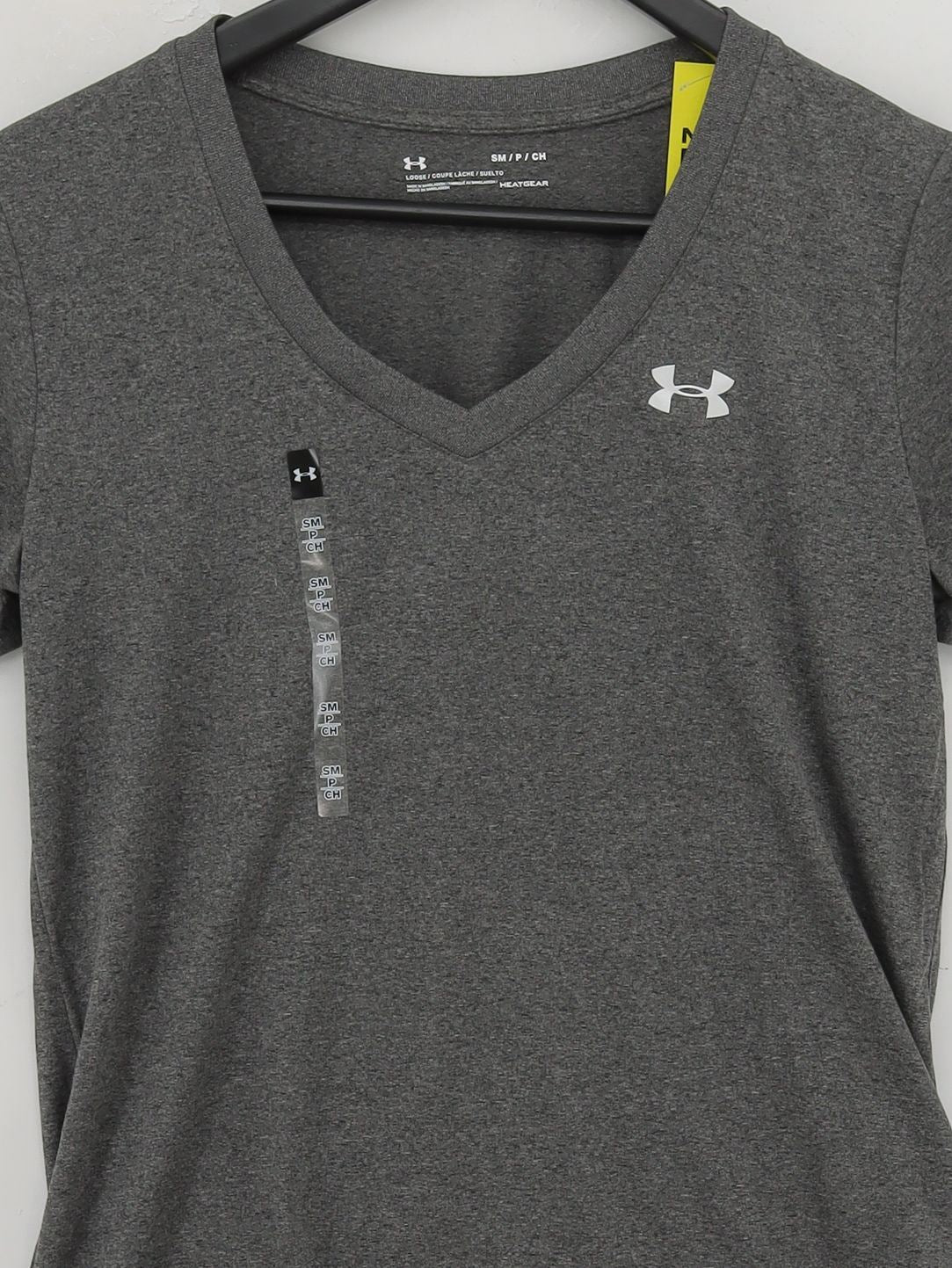 Under Armour Women's T-Shirt S Grey 100% Polyester Basic New with tags - Image 3