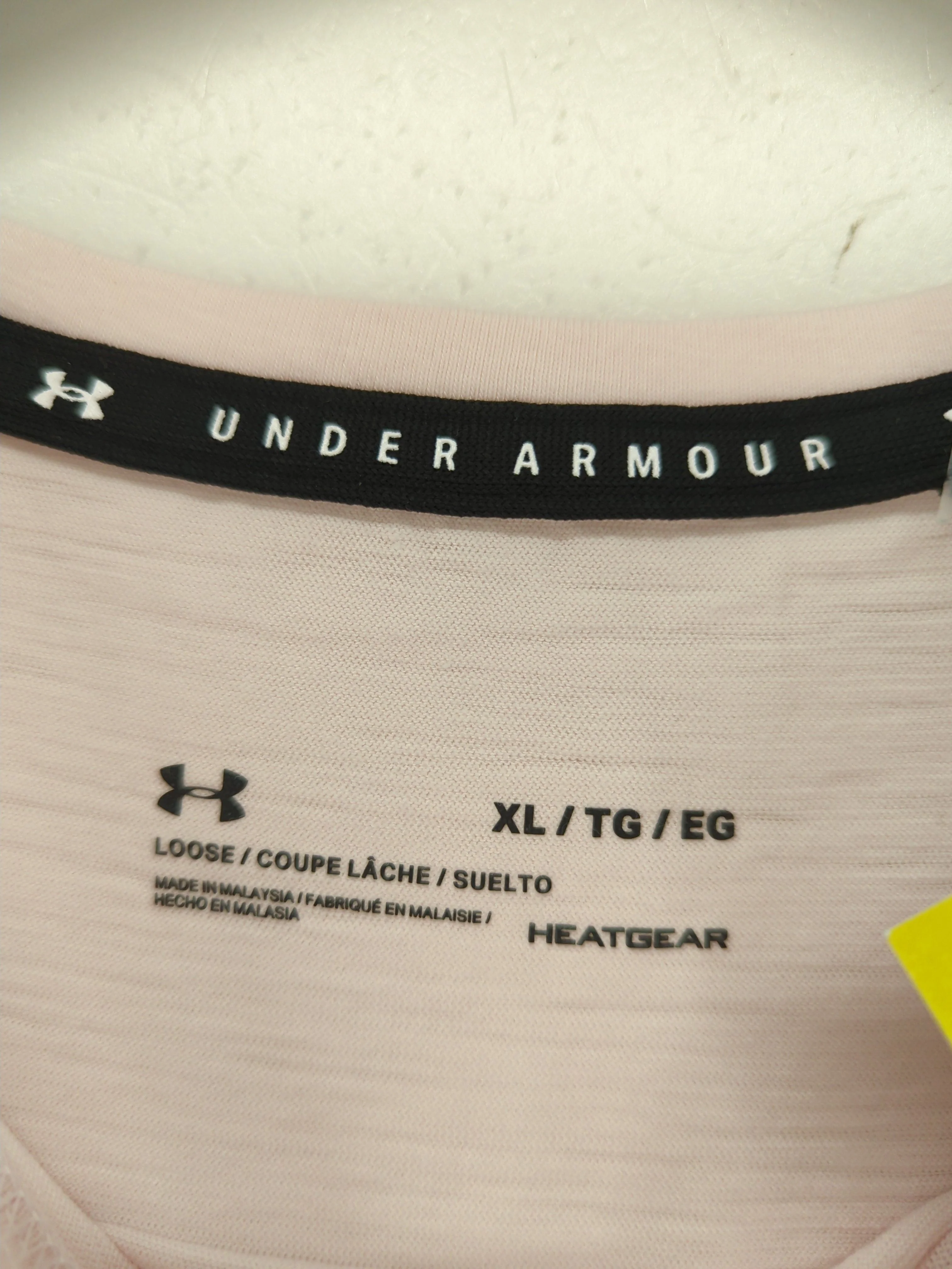 Under Armour Women's T-Shirt XL Pink 100% Cotton Sleeveless Basic New with tags - Image 5