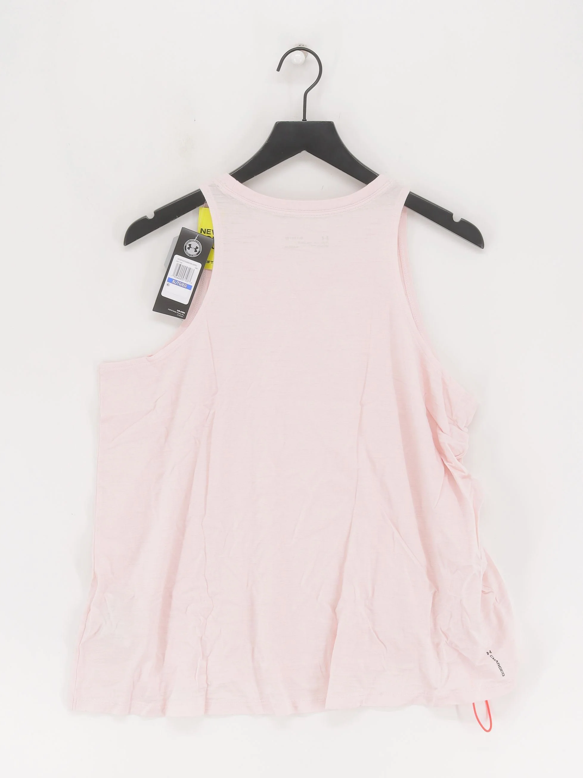 Under Armour Women's T-Shirt XL Pink 100% Cotton Sleeveless Basic New with tags - Image 2