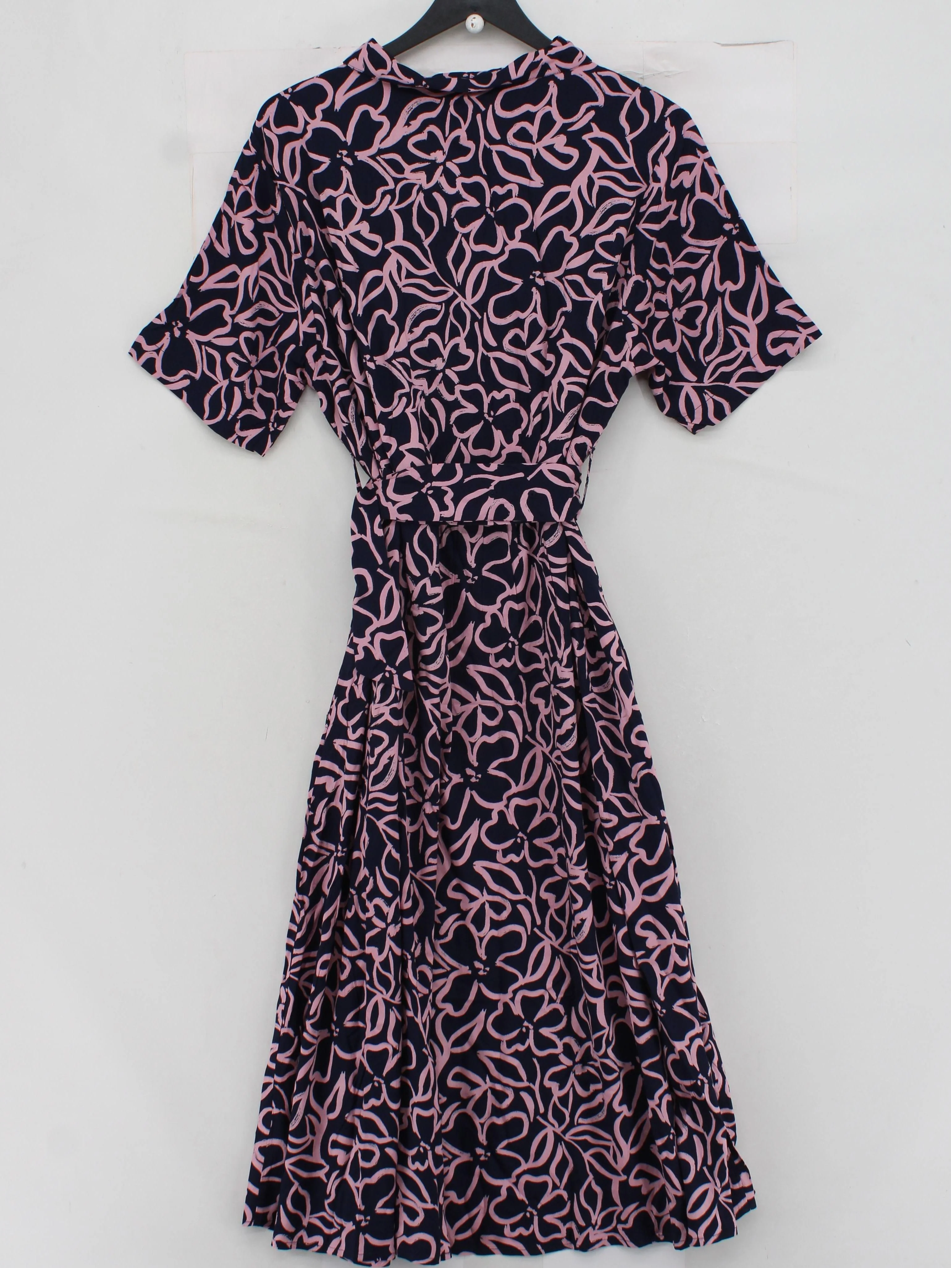 Unfolded Shirt Midi Dress UK18 in Blue - Image 2