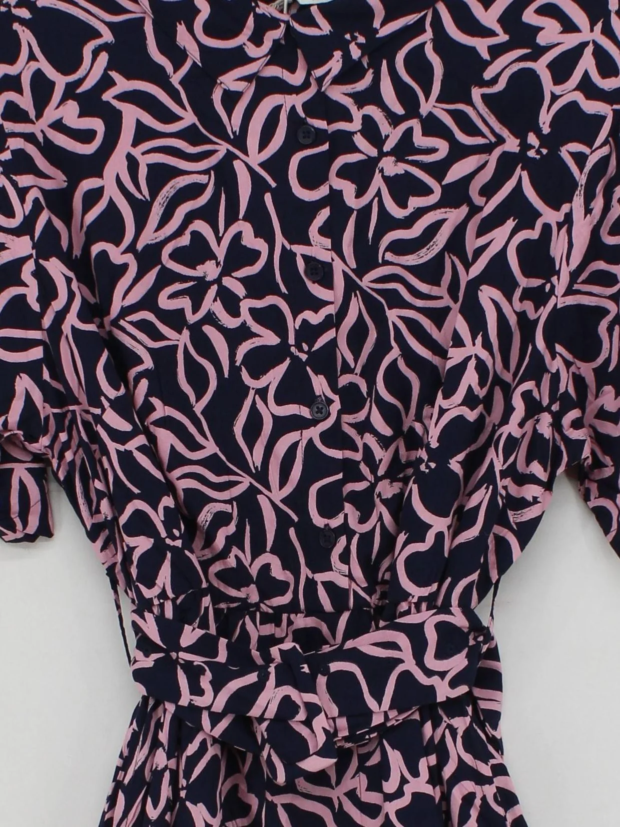 Unfolded Shirt Midi Dress UK18 in Blue - Image 3