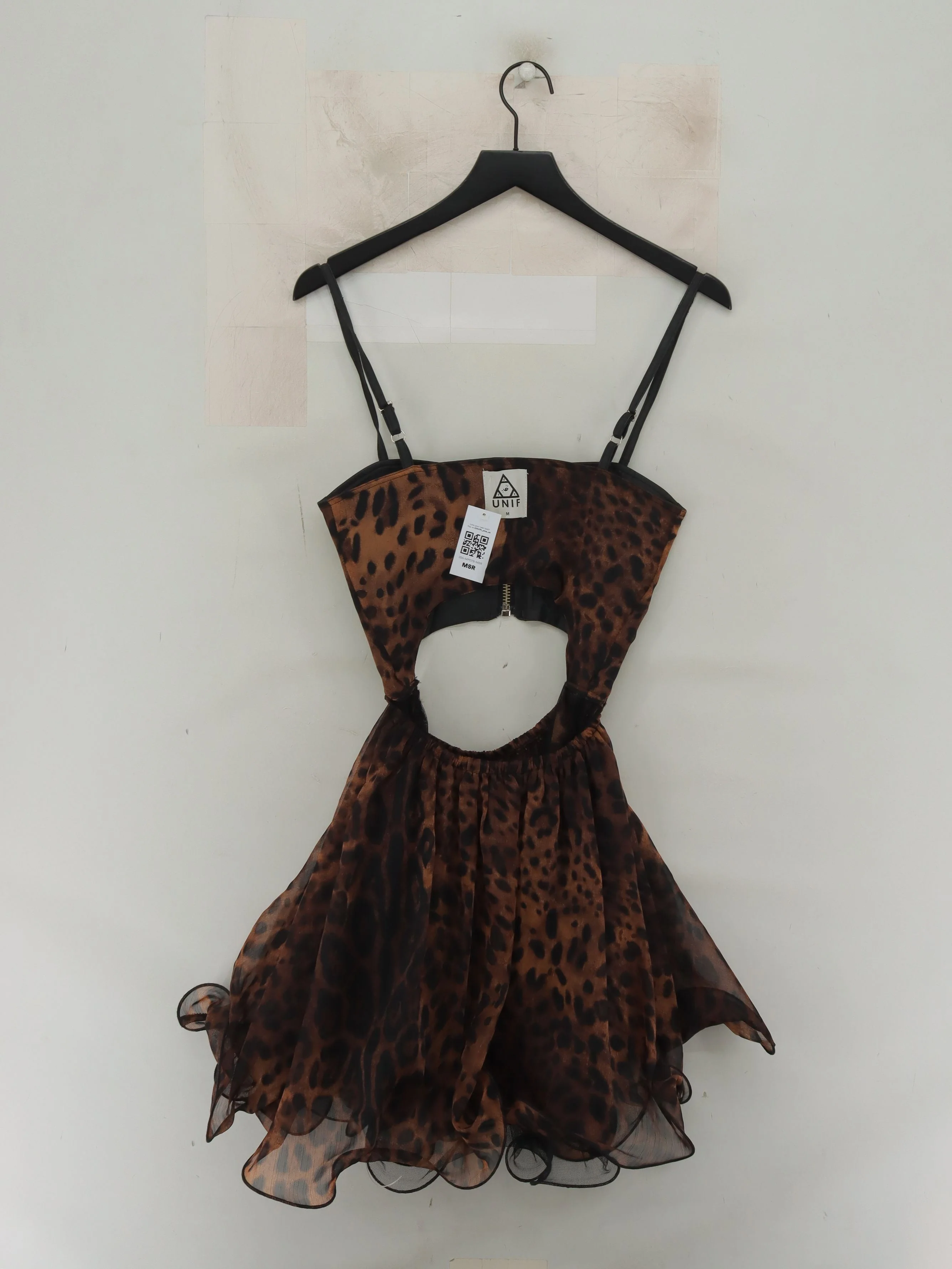 Unif Mini Dress M in Brown - Image 2