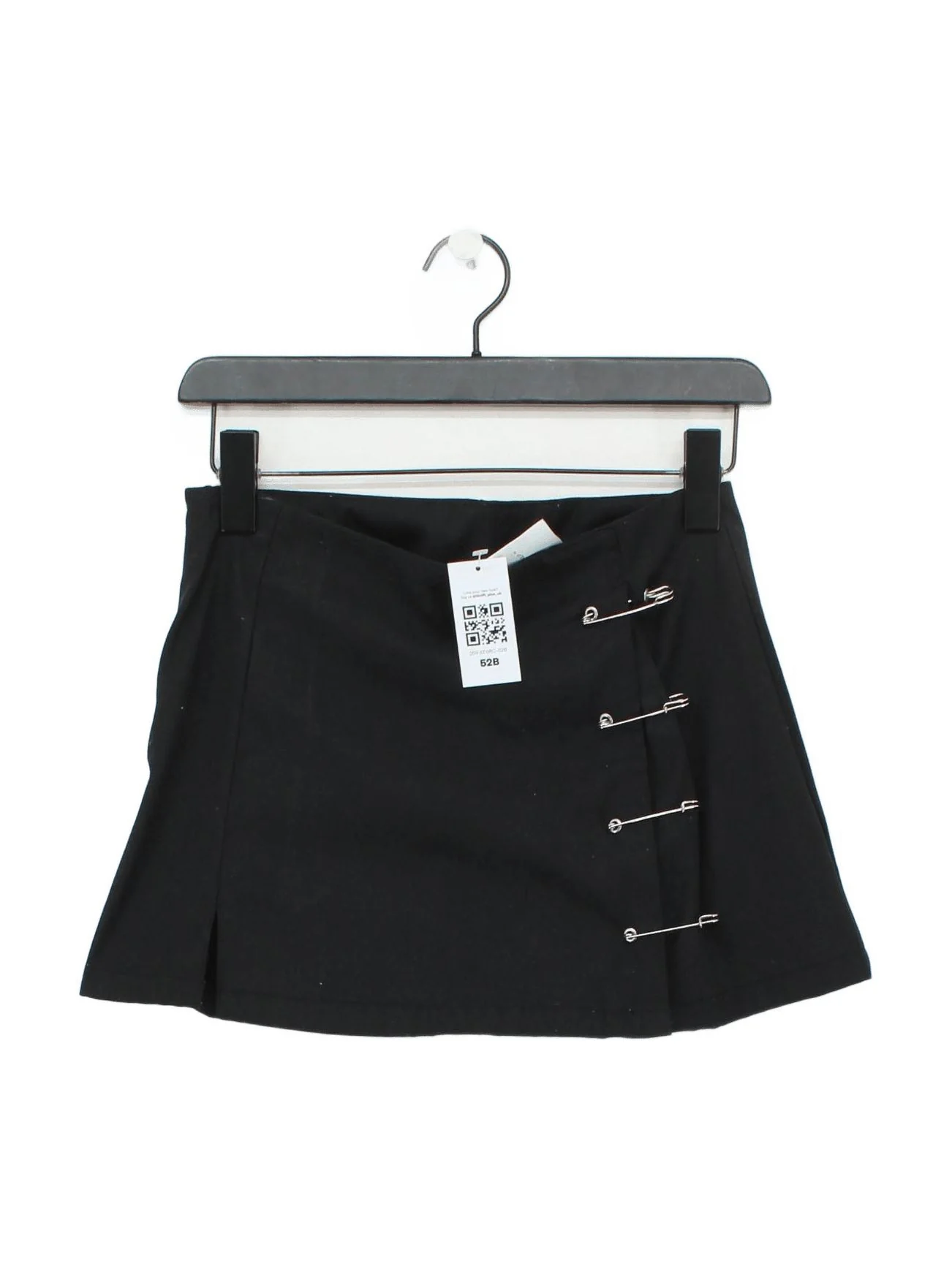 Unif Women's Mini Skirt S Black 100% Polyester Short Mini