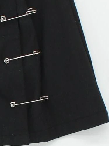 Unif Women's Mini Skirt S Black 100% Polyester Short Mini - Image 4