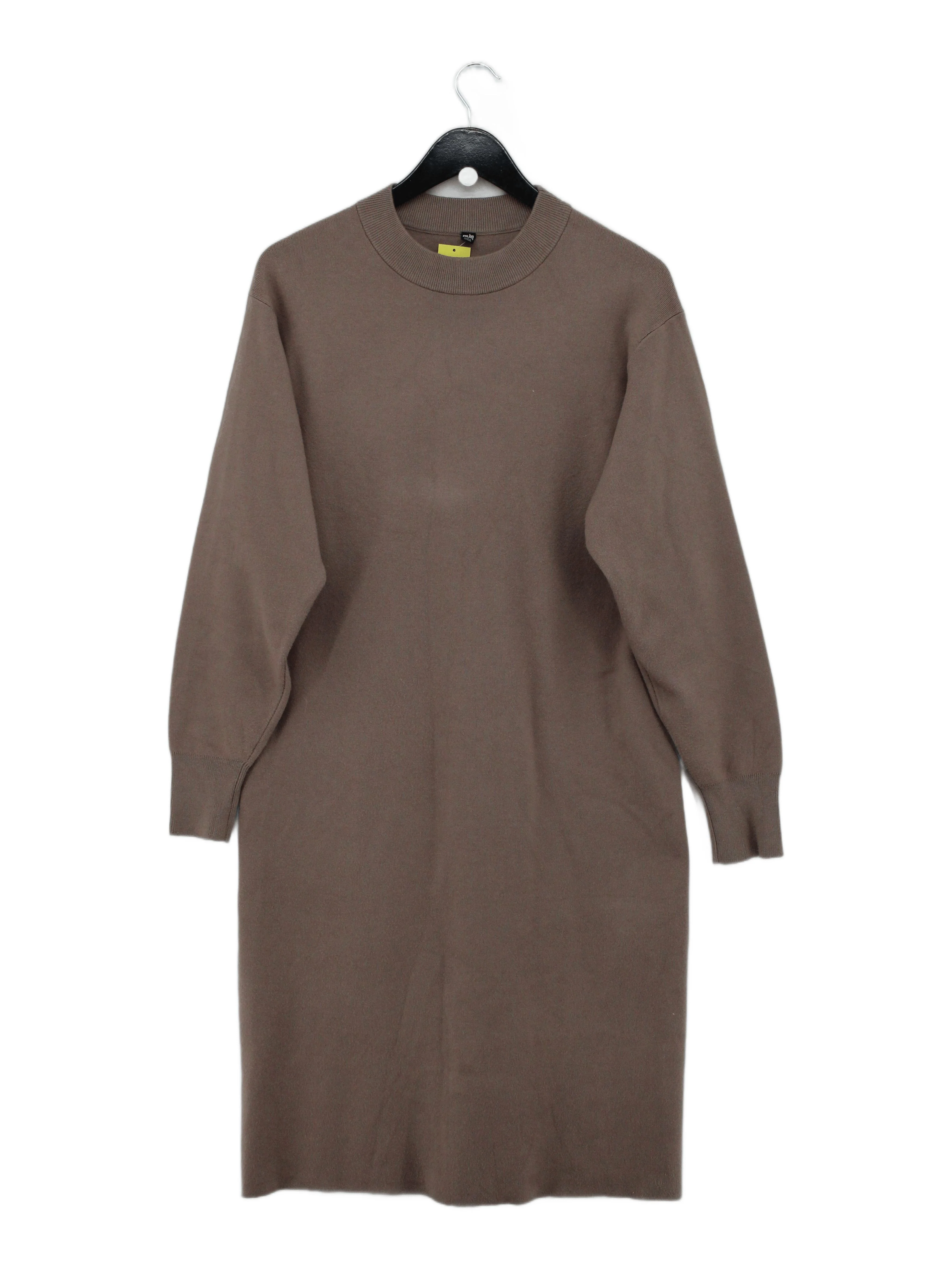 Uniqlo Jumper Midi Dress UK10 in Brown