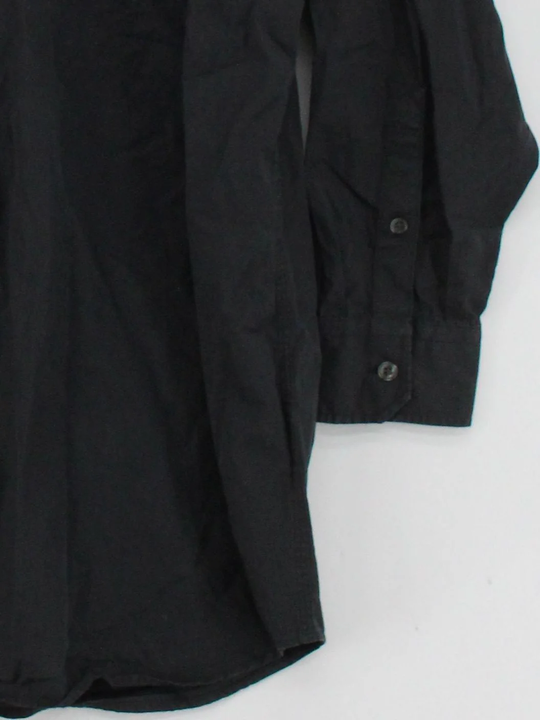 Uniqlo & Lemaire Men's Shirt XS Black 100% Cotton Basic - Image 4