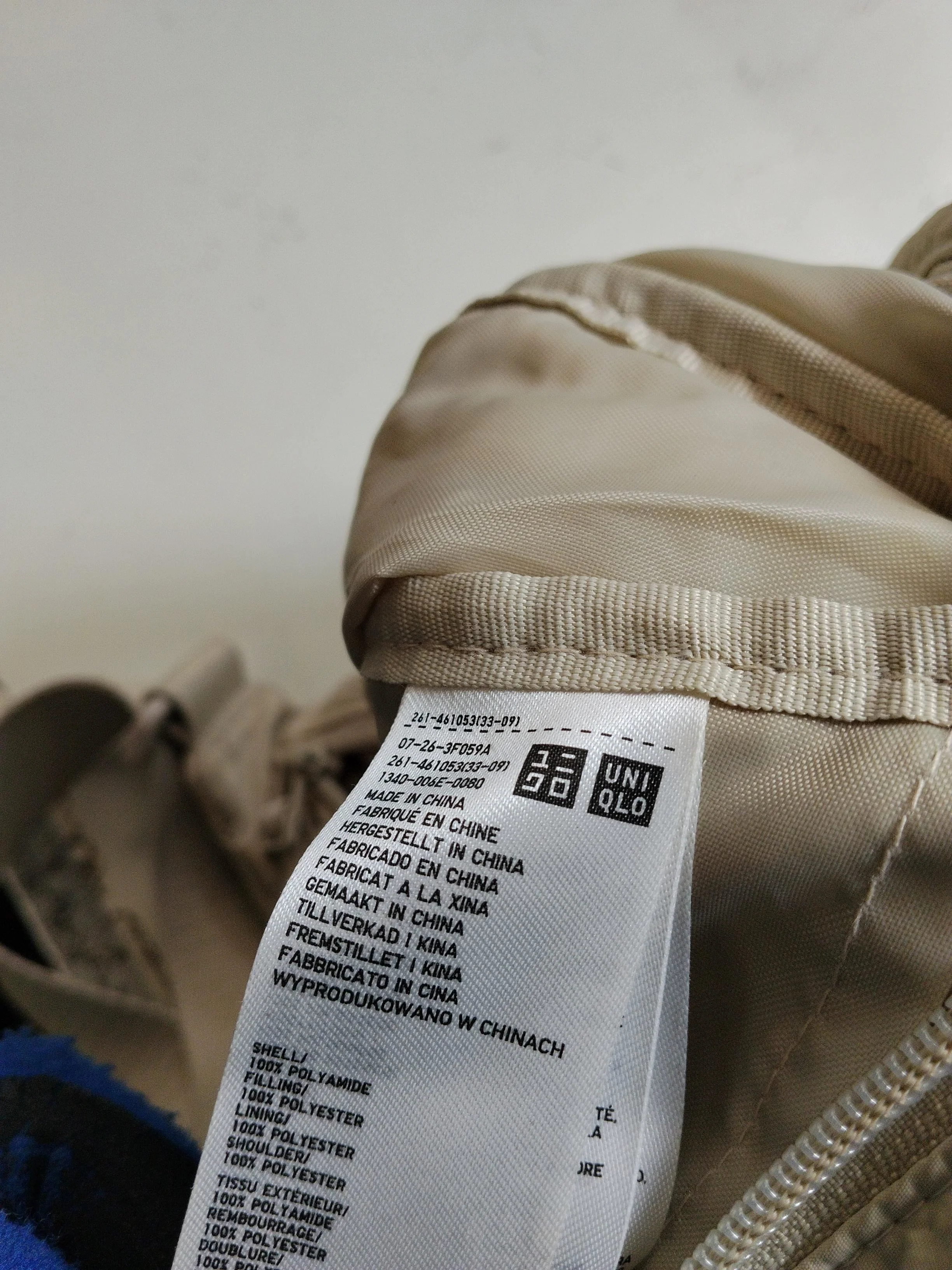 Uniqlo Men's Bag Cream Polyamide with Polyester Belt Bag & Waist Pack - Image 6