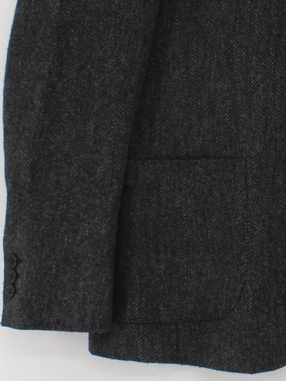Uniqlo Men's Blazer XS Grey Wool with Polyamide, Polyester Overcoat - Image 4