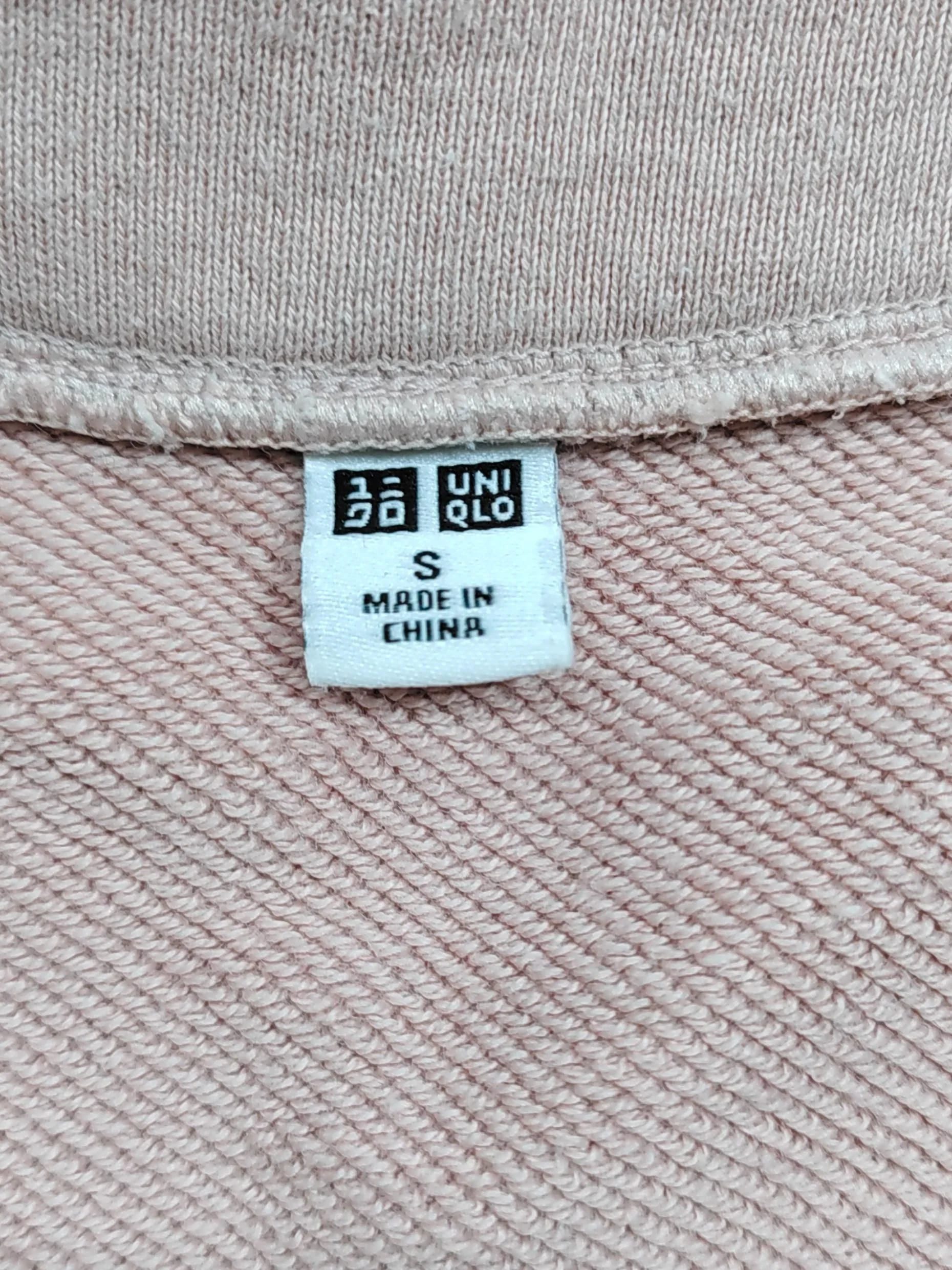 Uniqlo Men's Cardigan S Pink Cotton with Polyester V-Neck Cardigan - Image 5