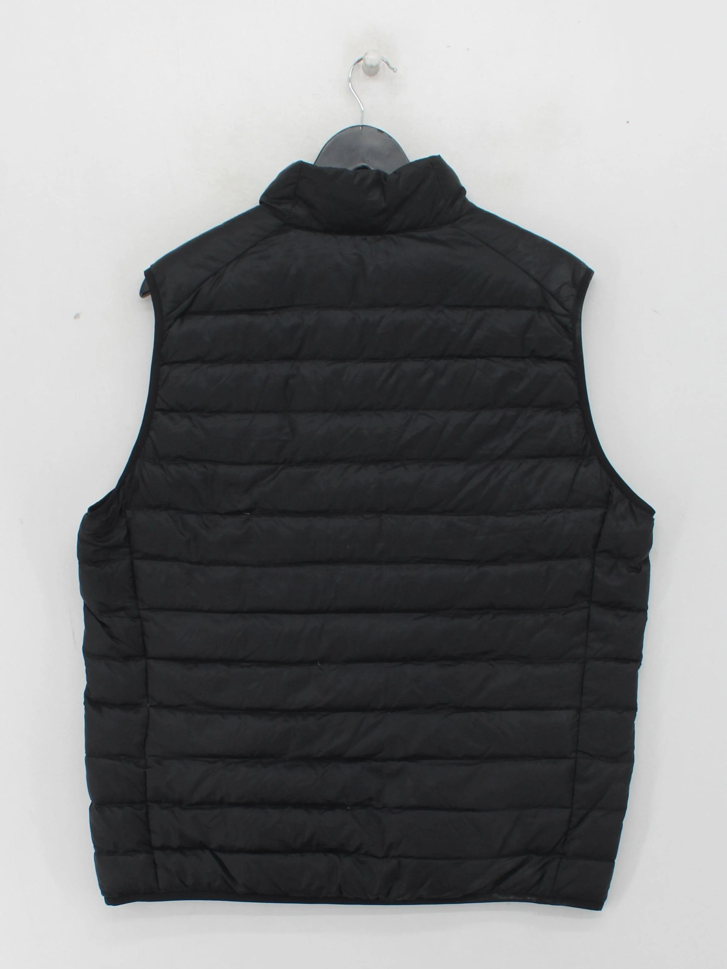 Uniqlo Men's Coat L Black Polyamide with Animal Fur Overcoat - Image 2