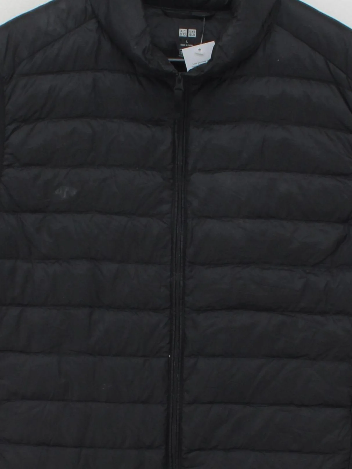 Uniqlo Men's Coat L Black Polyamide with Animal Fur Overcoat - Image 3