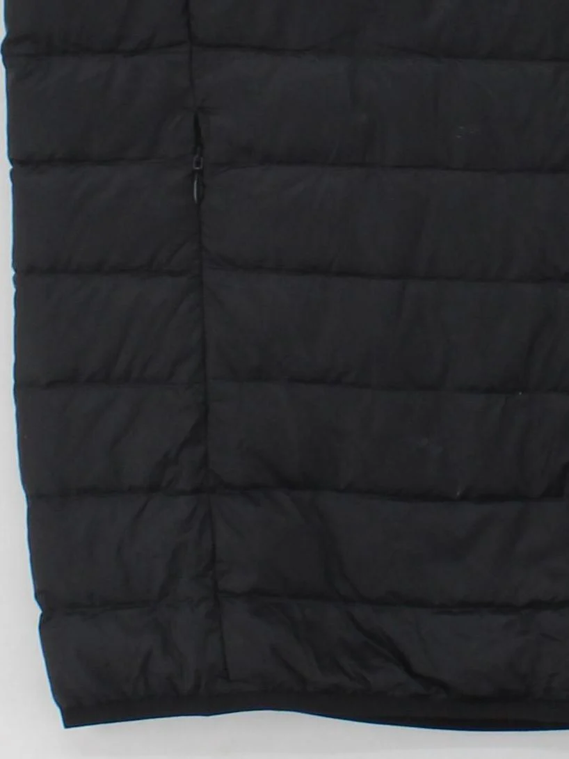 Uniqlo Men's Coat L Black Polyamide with Animal Fur Overcoat - Image 4