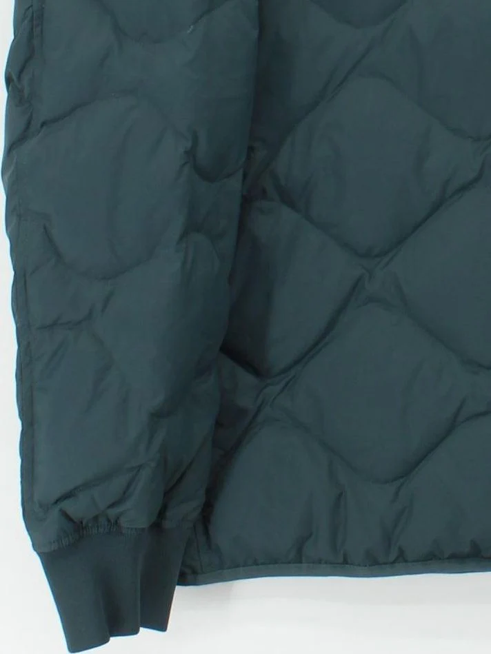 Uniqlo Men's Coat L Green Polyamide with Polyester, Other Quilted - Image 4