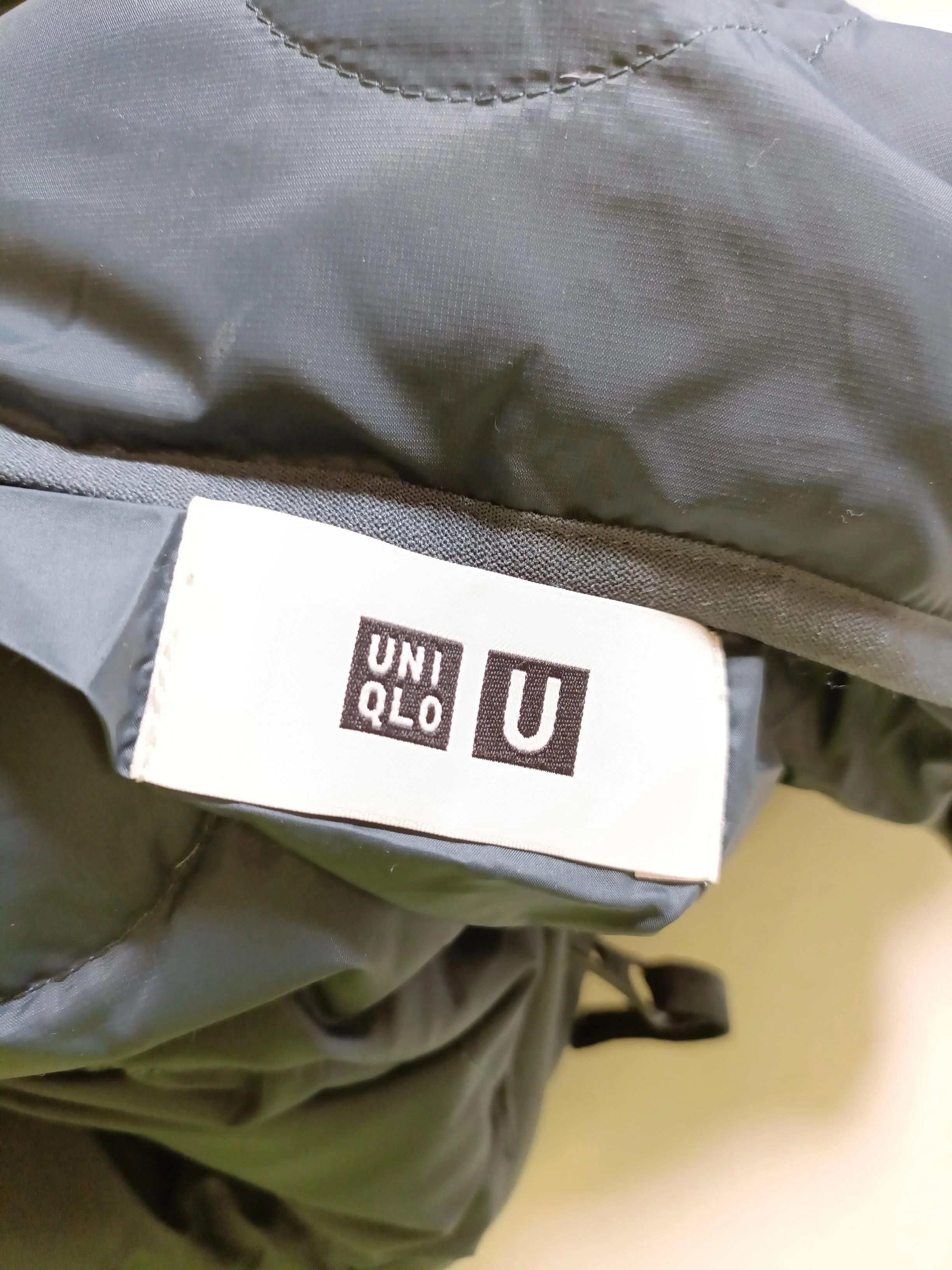 Uniqlo Men's Coat L Green Polyamide with Polyester, Other Quilted - Image 7