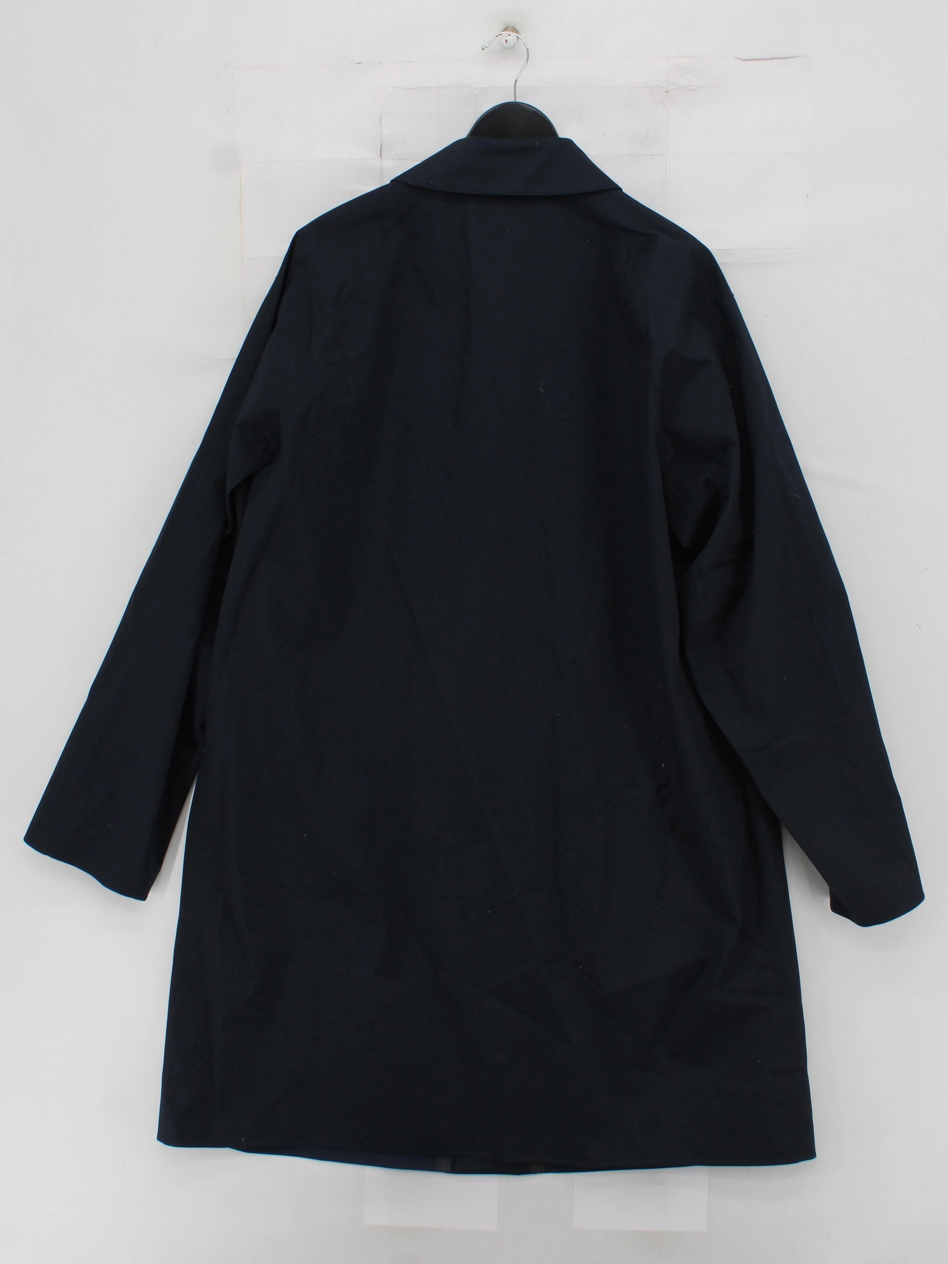Uniqlo Men's Coat XL Blue Cotton with Polyester Trench Coat - Image 2