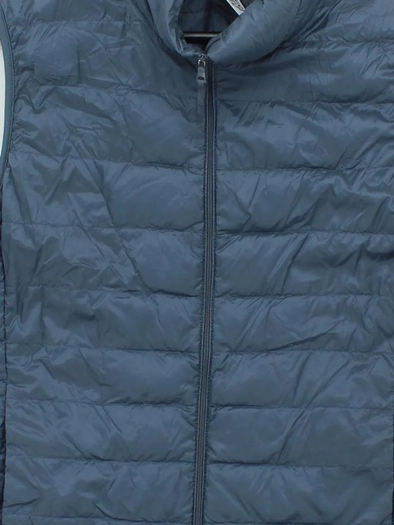 Uniqlo Men's Coat XL Blue Polyamide with Other Overcoat - Image 3