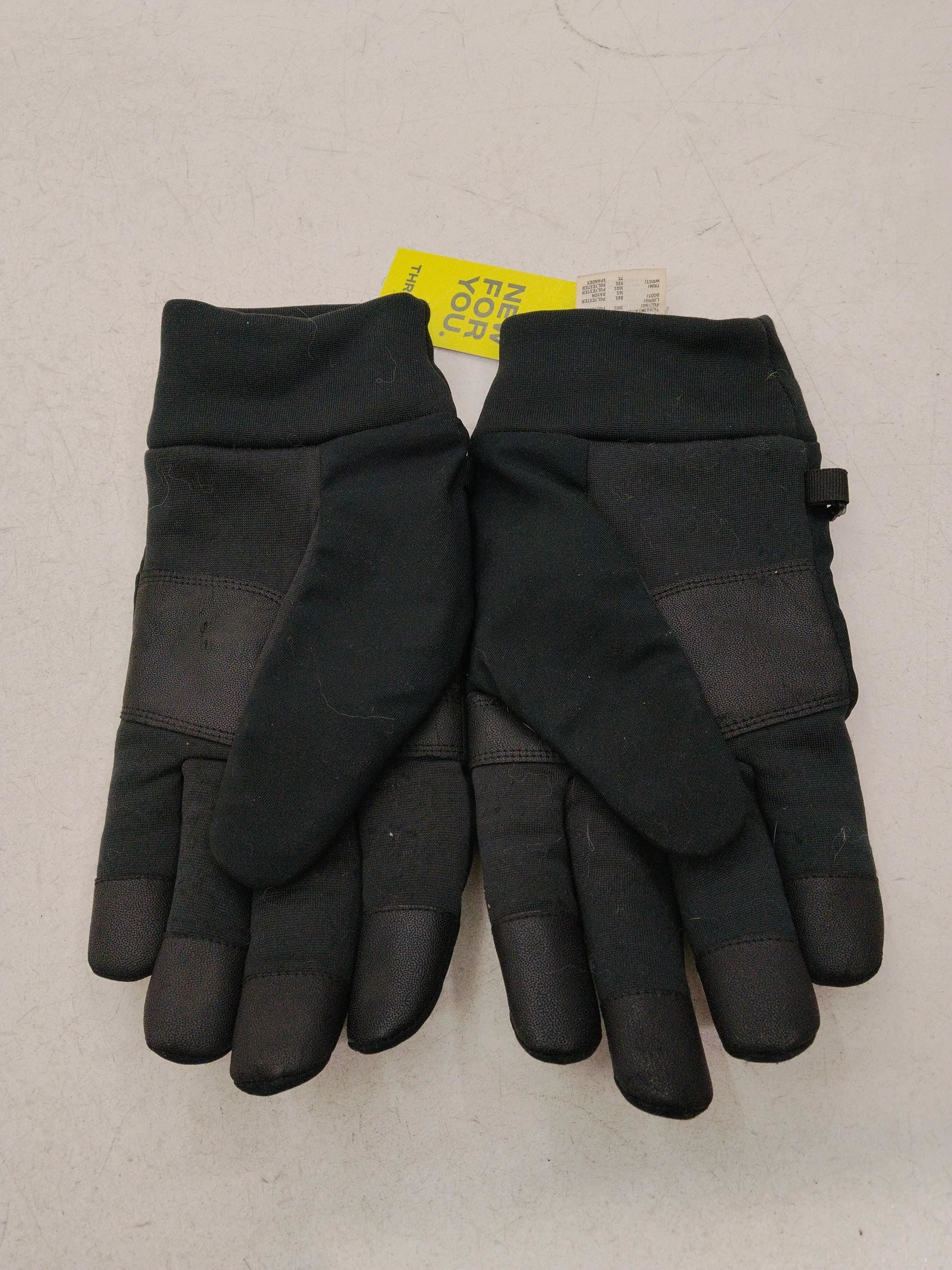 Uniqlo Men's Gloves M Black Polyester with Spandex, Rayon Glove - Image 2