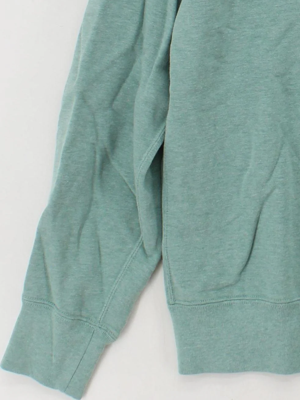 Uniqlo Men's Hoodie L Green 100% Cotton Pullover - Image 4