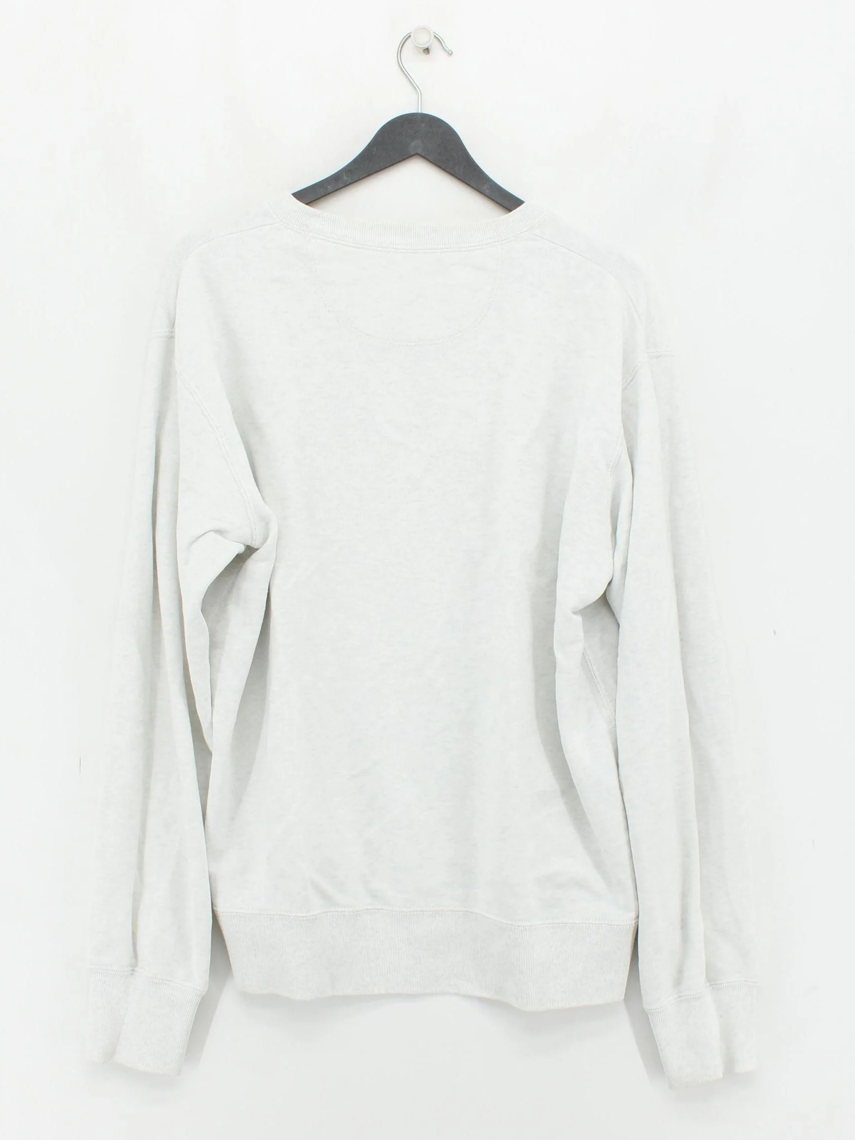 Uniqlo Men's Hoodie L Grey Cotton with Polyester Pullover - Image 2