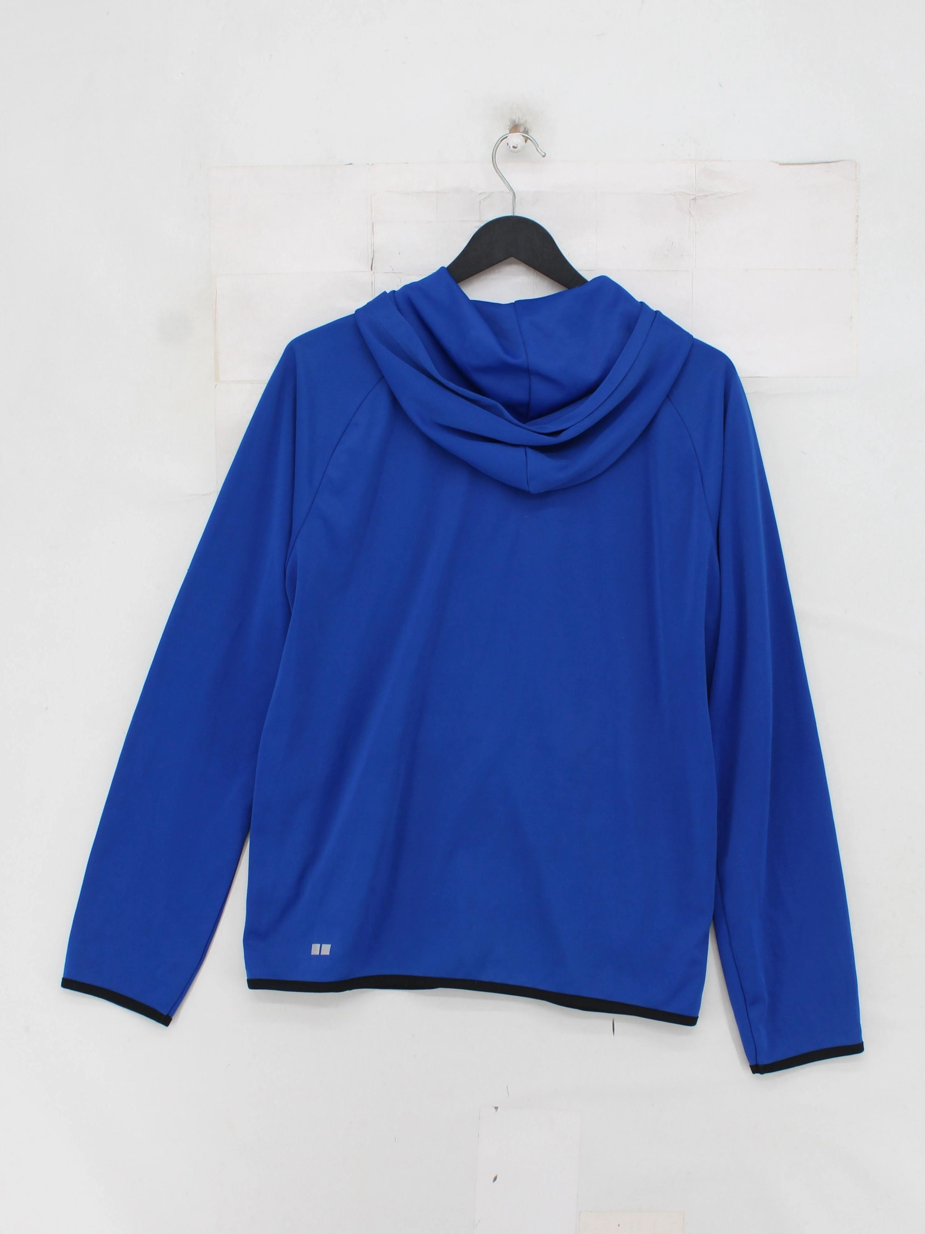 Uniqlo Men's Hoodie M Blue 100% Polyester Pullover - Image 2