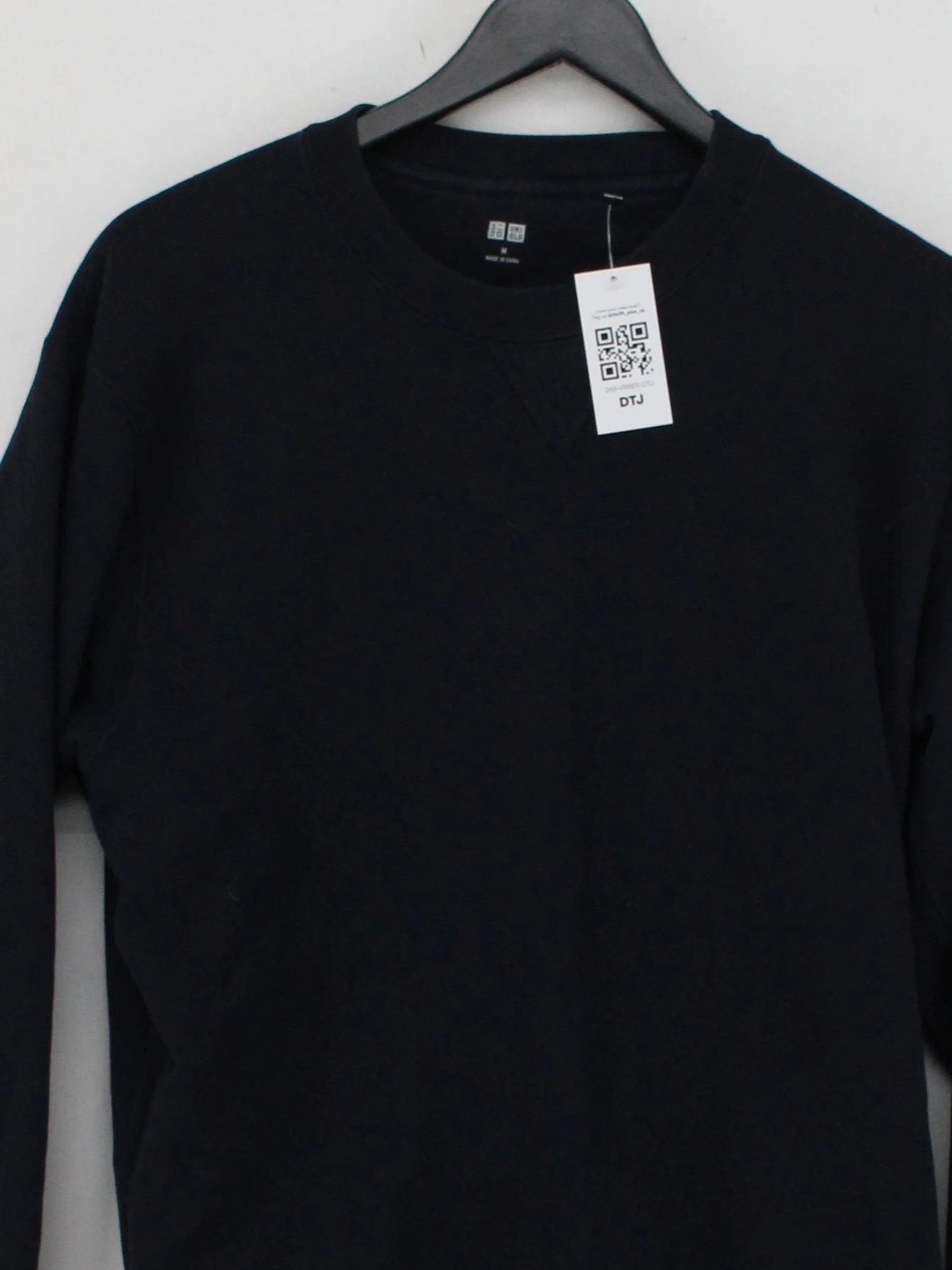 Uniqlo Men's Hoodie M Blue Cotton with Polyester Pullover - Image 3