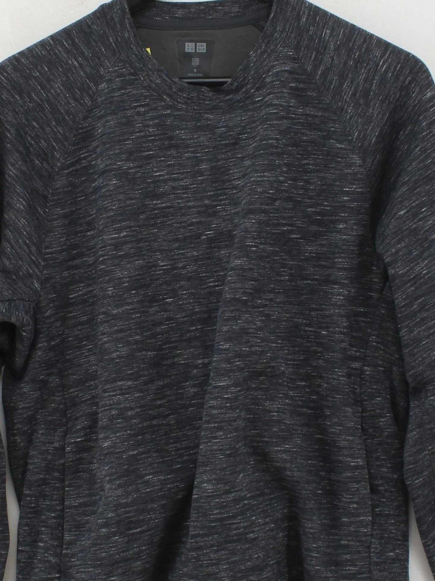 Uniqlo Men's Hoodie S Grey Polyester with Cotton Pullover - Image 3