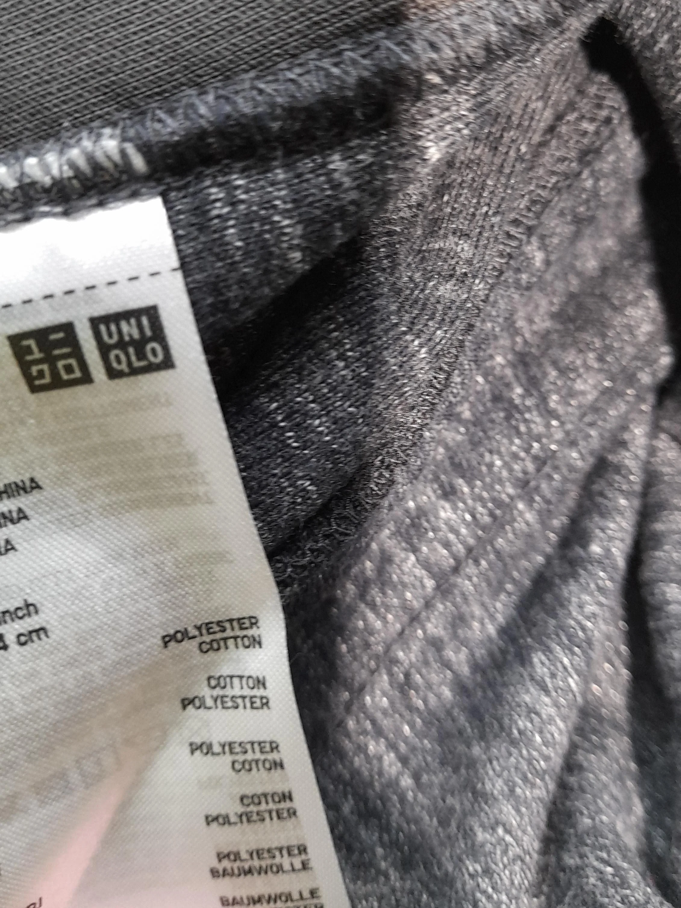 Uniqlo Men's Hoodie S Grey Polyester with Cotton Pullover - Image 6