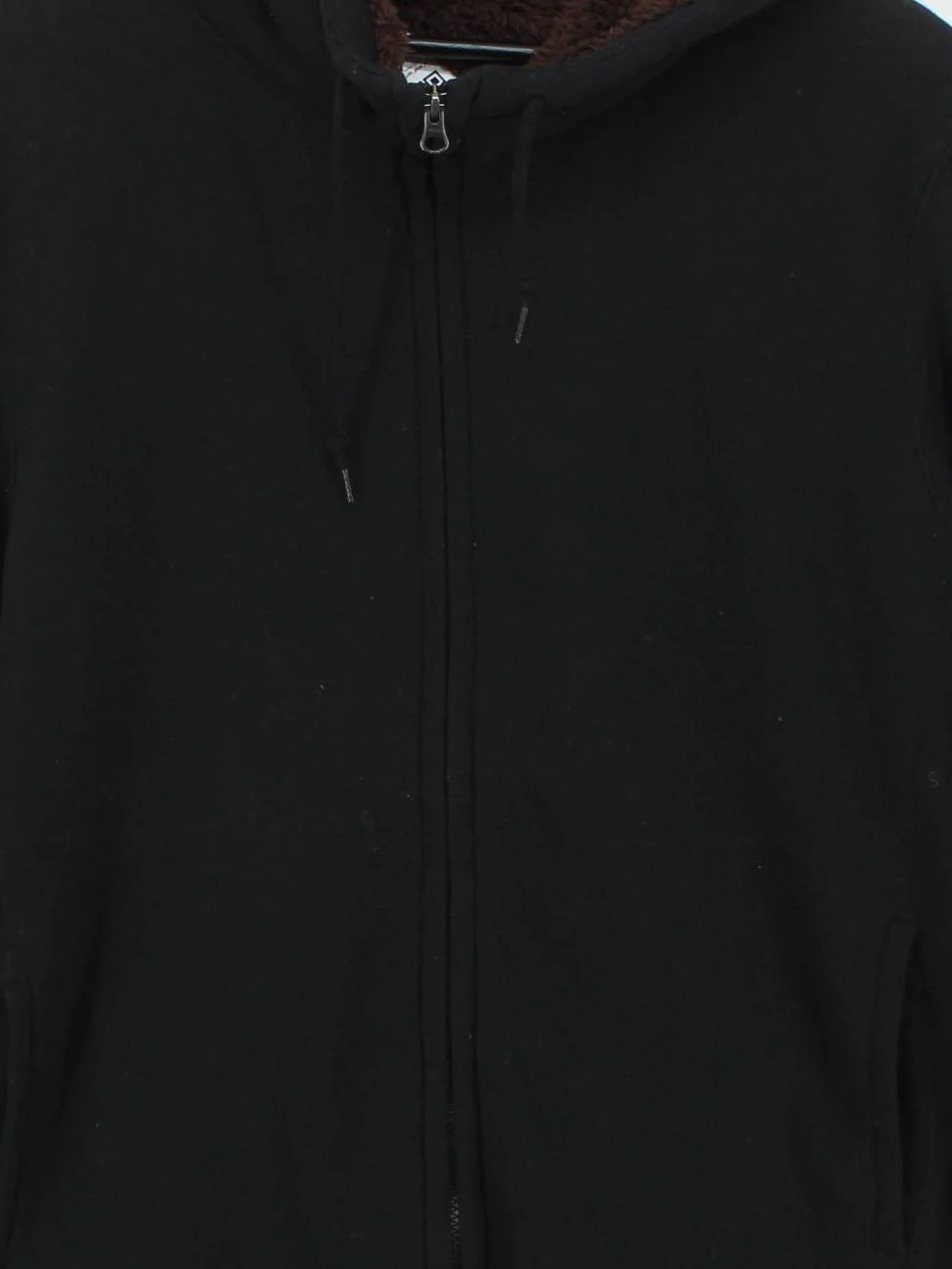 Uniqlo Men's Hoodie XL Black Cotton with Polyester, Spandex Pullover - Image 3