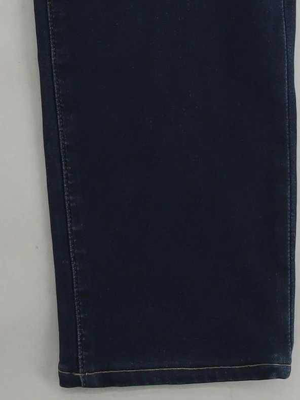 Uniqlo Men's Jeans L Blue Cotton with Lyocell Modal, Elastane Straight - Image 4