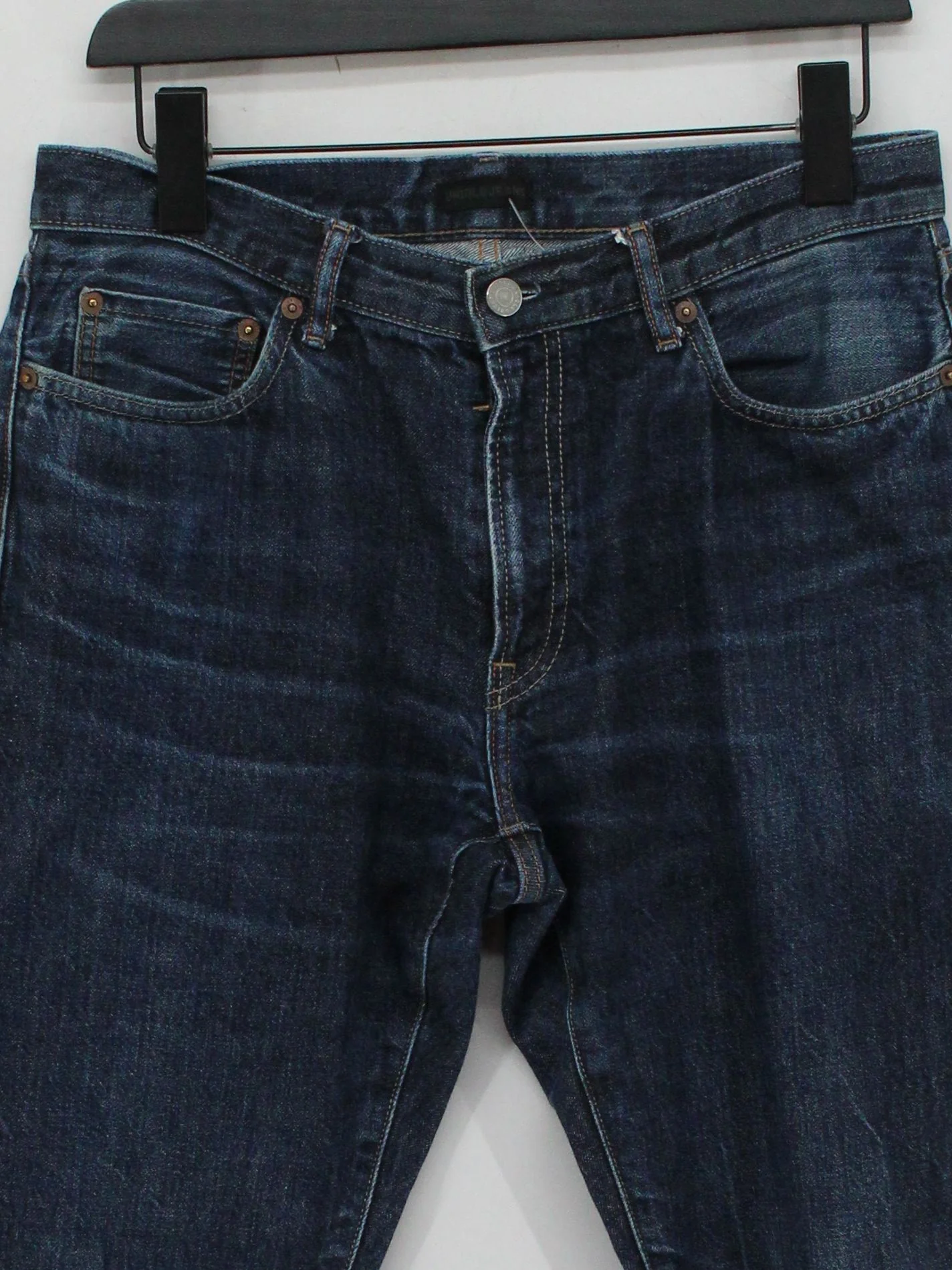 Uniqlo Men's Jeans M Blue 100% Cotton Straight - Image 3