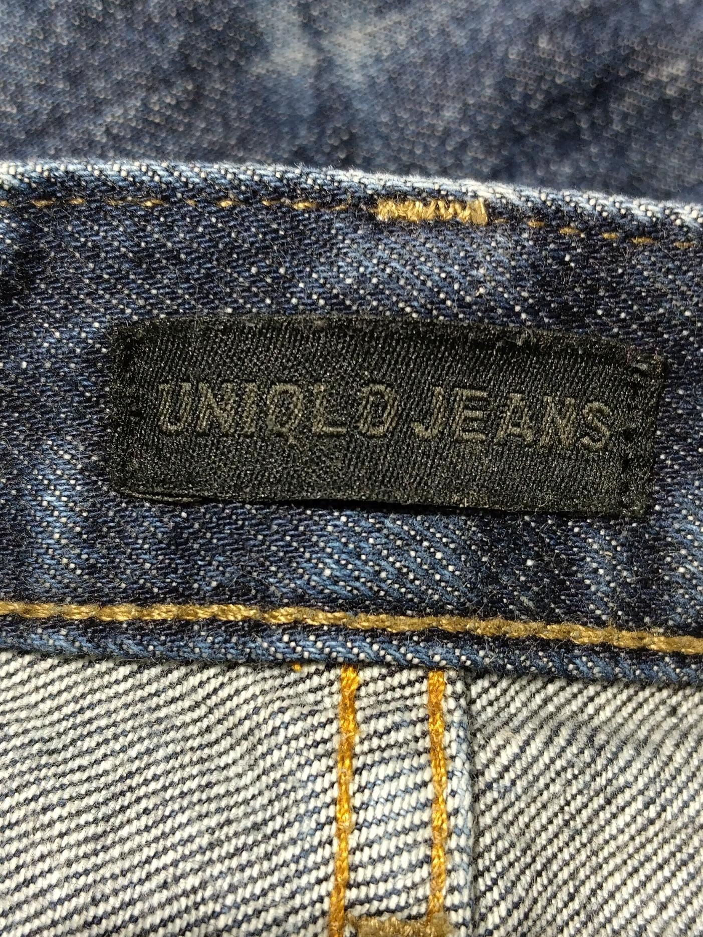 Uniqlo Men's Jeans M Blue 100% Cotton Straight - Image 5