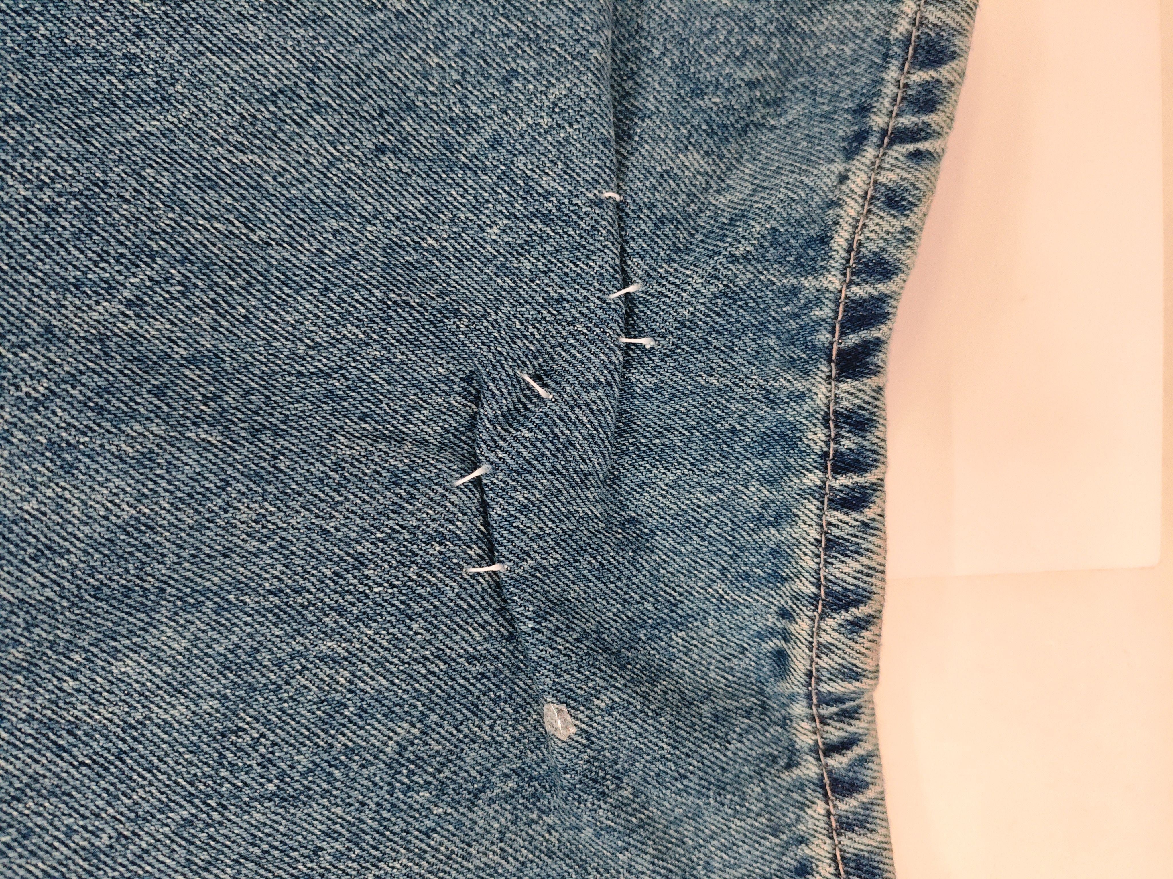 Uniqlo Men's Jeans W 26 in; L 31 in Blue Cotton with Lyocell Modal Wide-Leg - Image 5