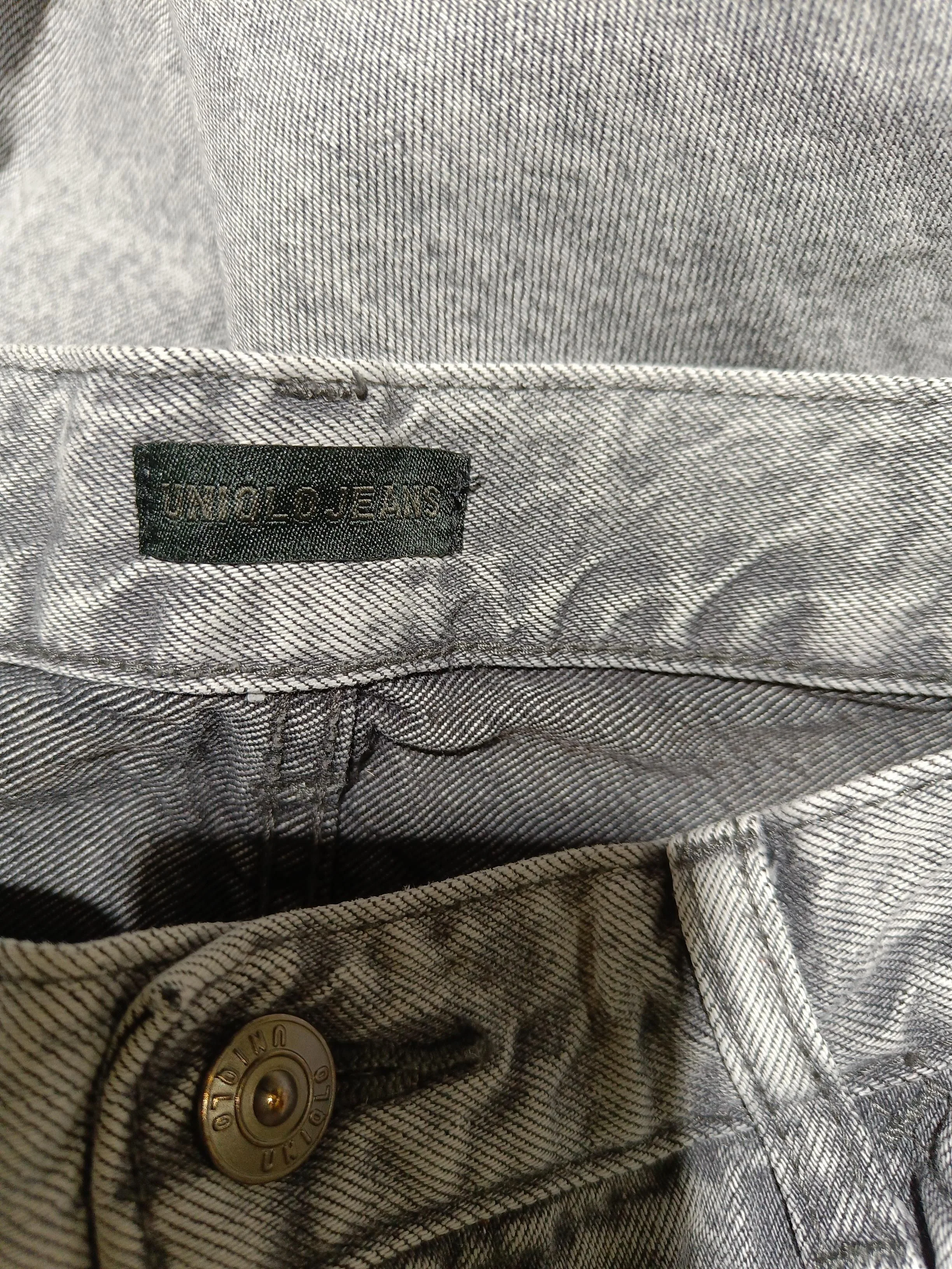 Uniqlo Men's Jeans W 31 in Grey Cotton with Polyester, Cotton Straight - Image 5