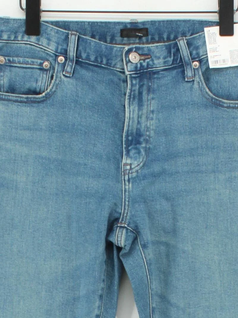 Uniqlo Men's Jeans W 32 in Blue Cotton with Elastane, Polyester Straight - Image 3