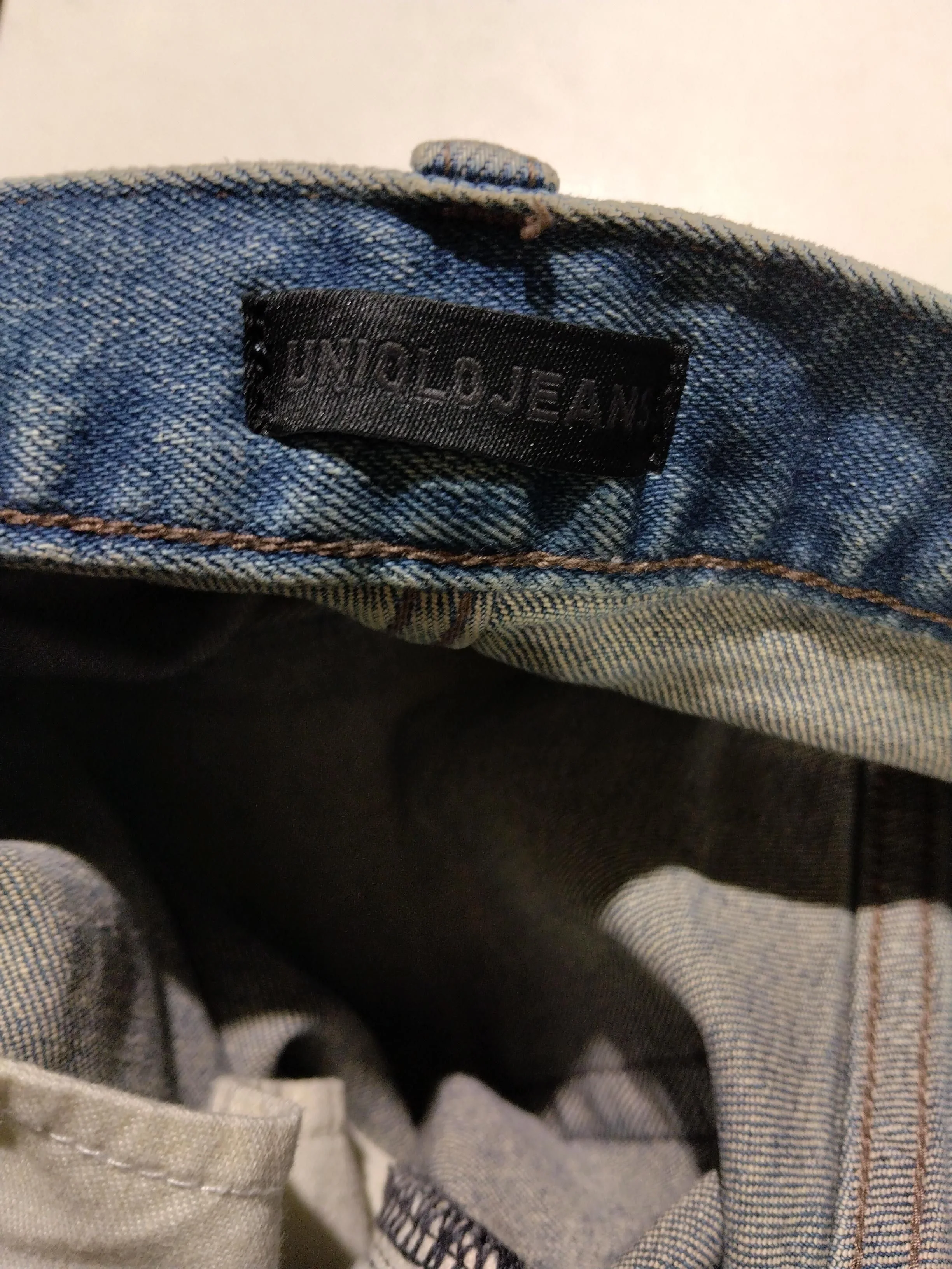 Uniqlo Men's Jeans W 32 in Blue Cotton with Elastane, Polyester Straight - Image 5