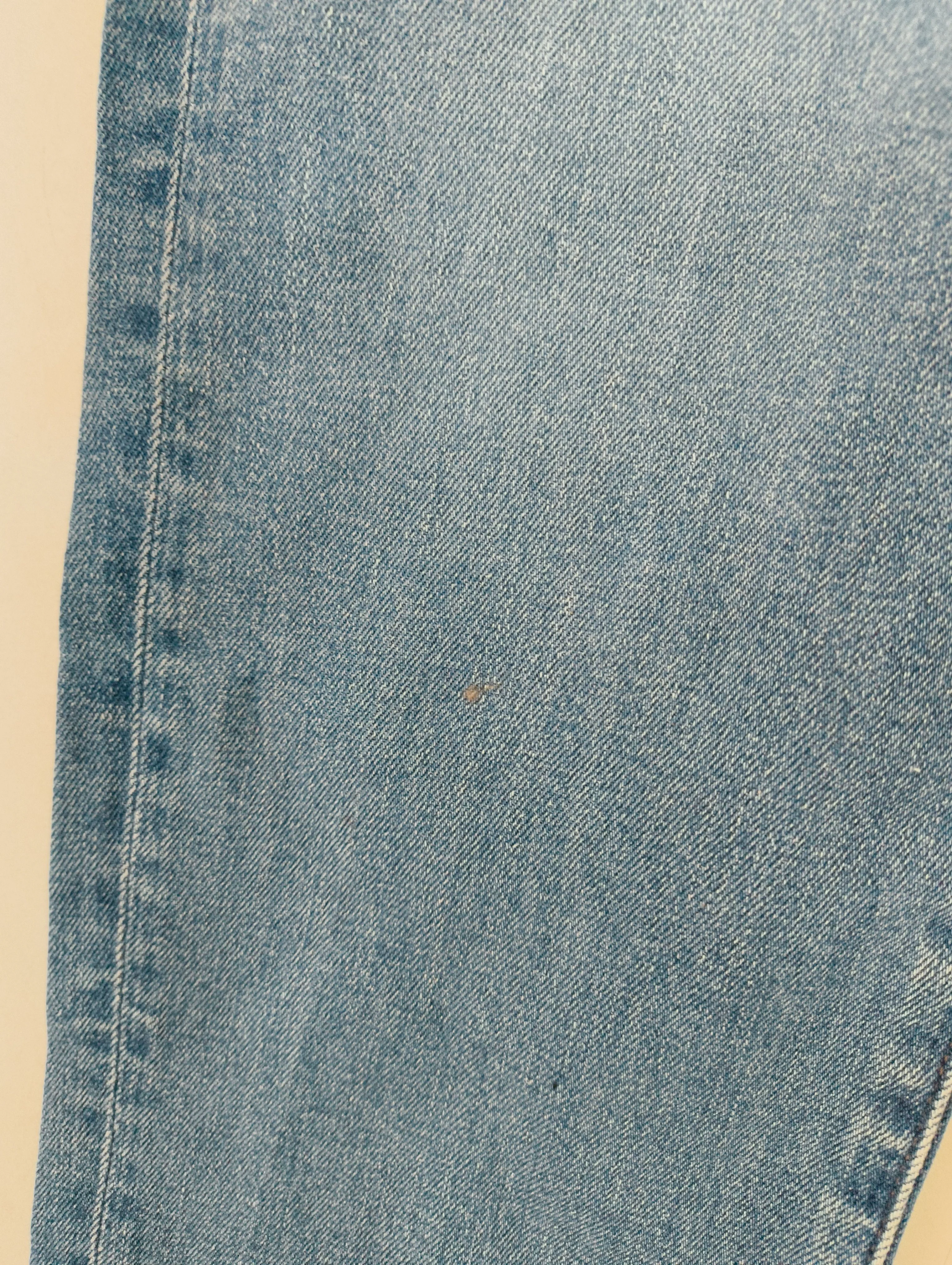 Uniqlo Men's Jeans W 32 in; L 32 in Blue Cotton with Elastane Straight - Image 5