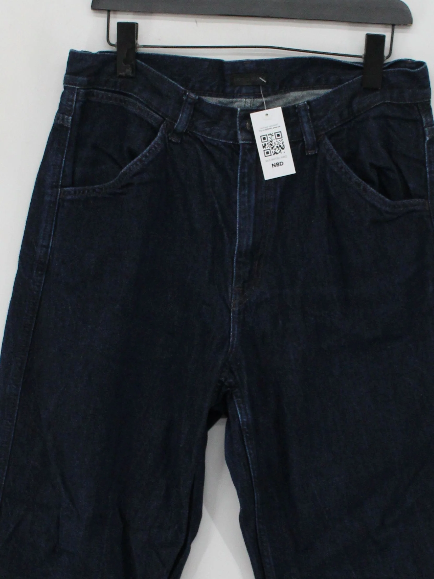 Uniqlo Men's Jeans W 33 in Blue Cotton with Polyester, Cotton Straight - Image 3