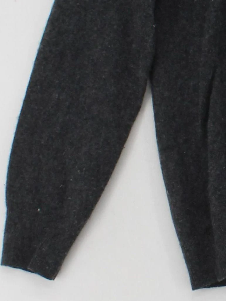 Uniqlo Men's Jumper L Grey 100% Cashmere Round Neck Pullover - Image 4