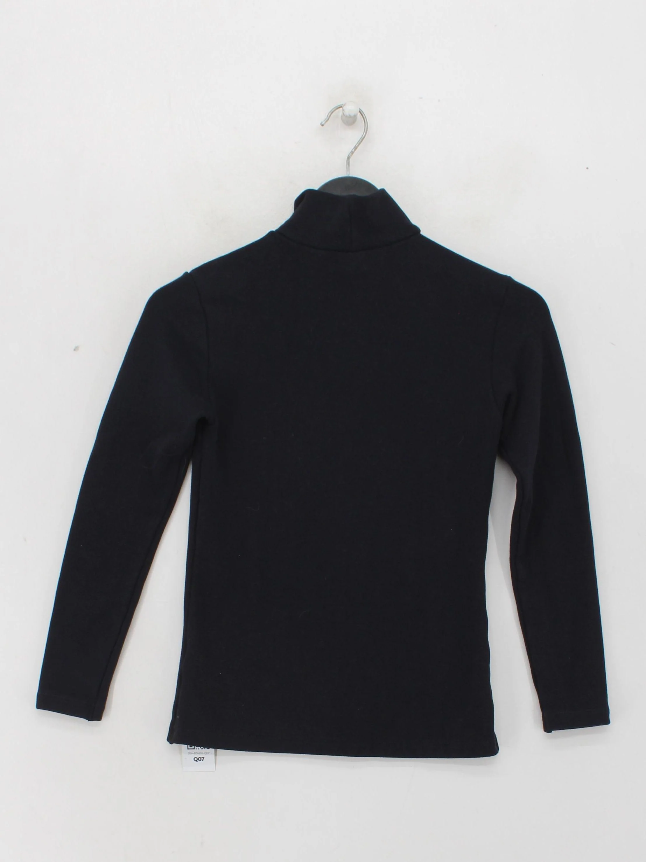 Uniqlo Men's Jumper S Black Acrylic with Polyester, Rayon, Spandex Pullover - Image 2
