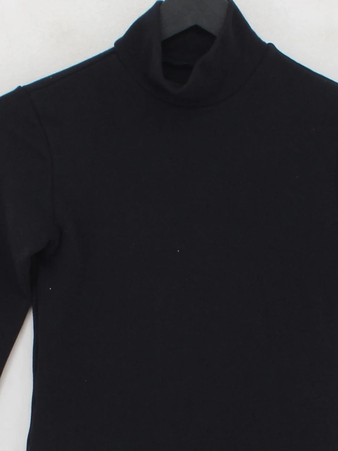 Uniqlo Men's Jumper S Black Acrylic with Polyester, Rayon, Spandex Pullover - Image 3