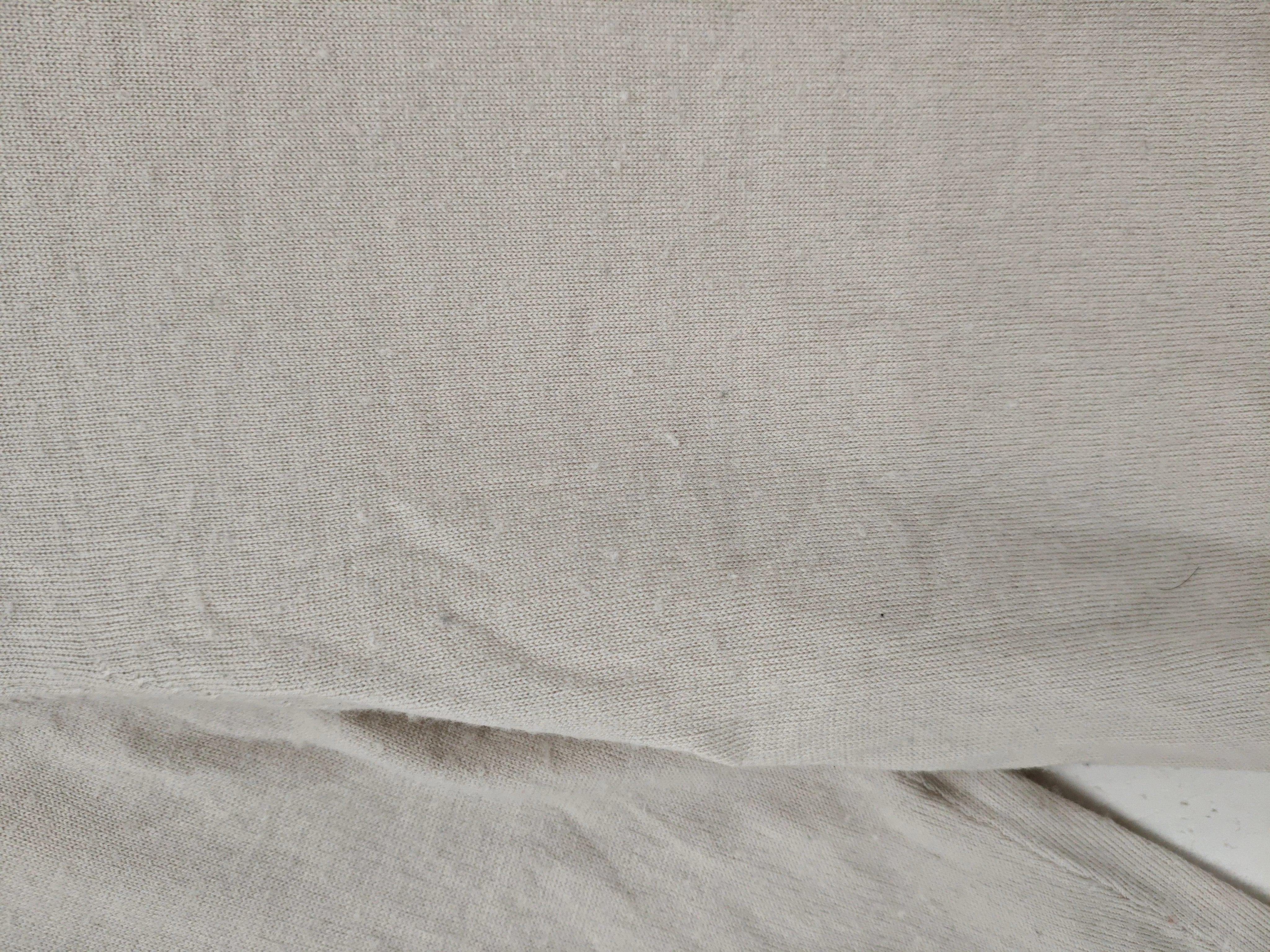Uniqlo Men's Jumper S Cream 100% Wool Crew Neck Pullover - Image 5