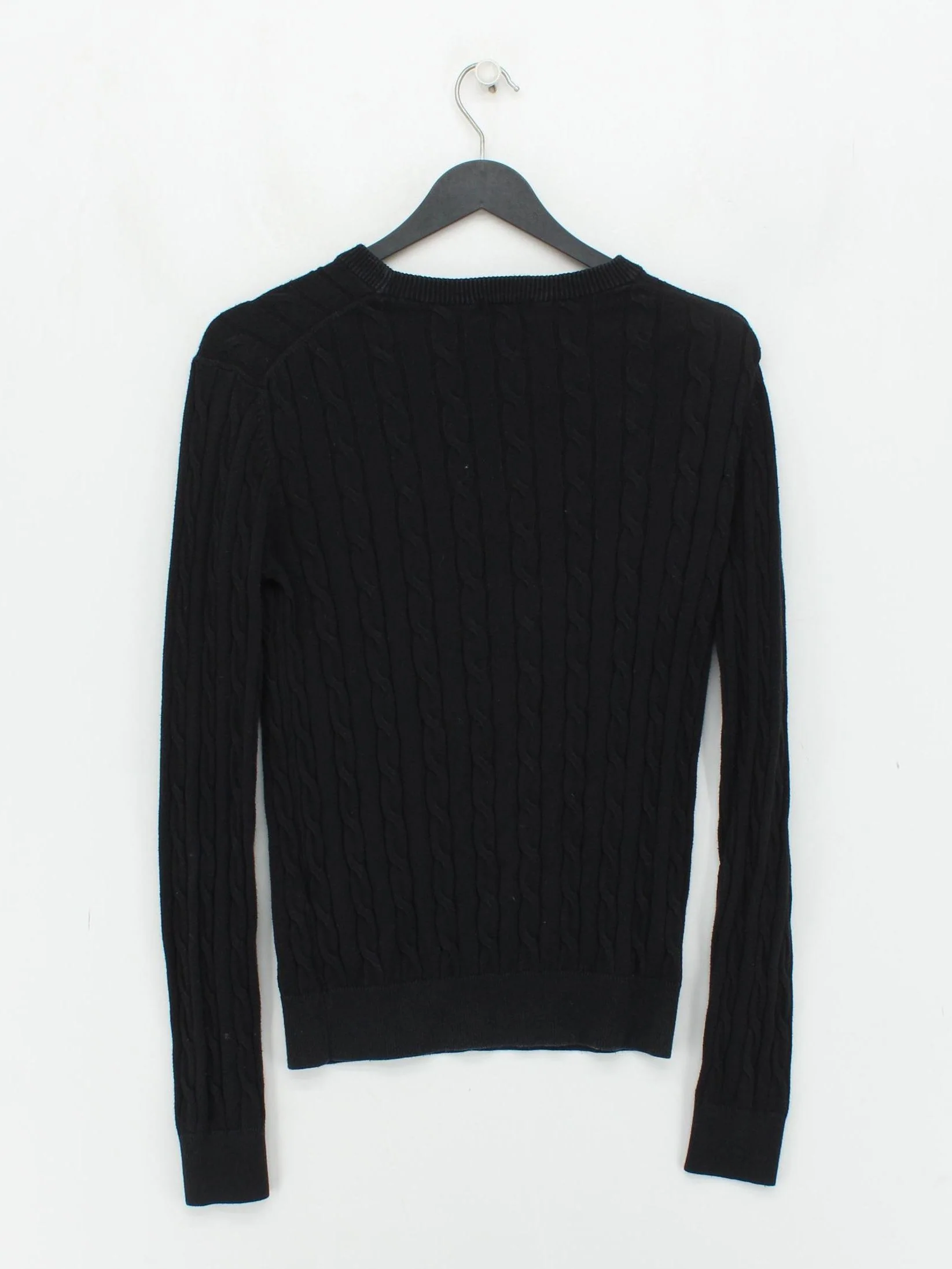 Uniqlo Men's Jumper XS Black Cotton with Cashmere Crew Neck Pullover - Image 2